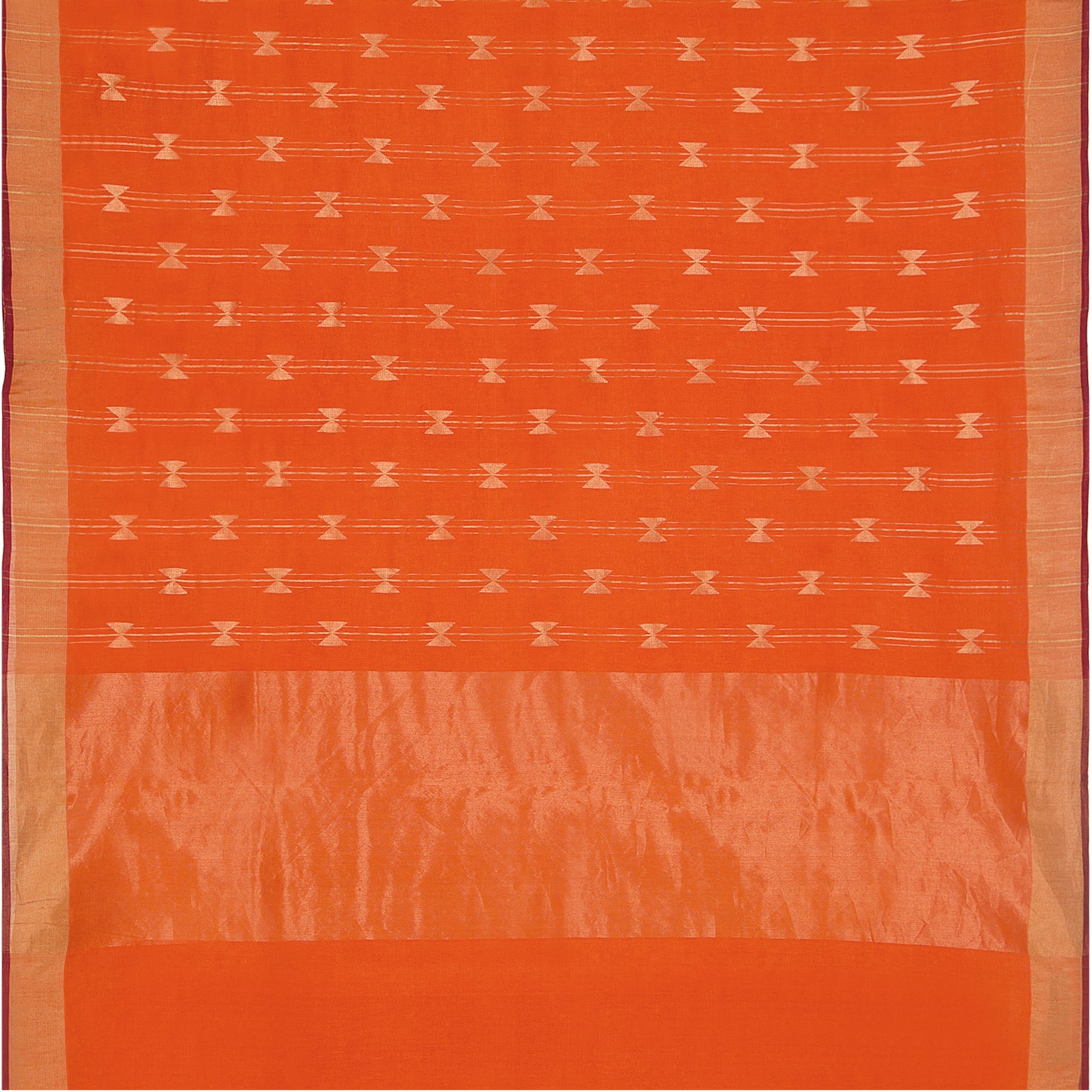 Pradeep Pillai Linen/Cotton Sari 23-008-HS004-00891 - Full View