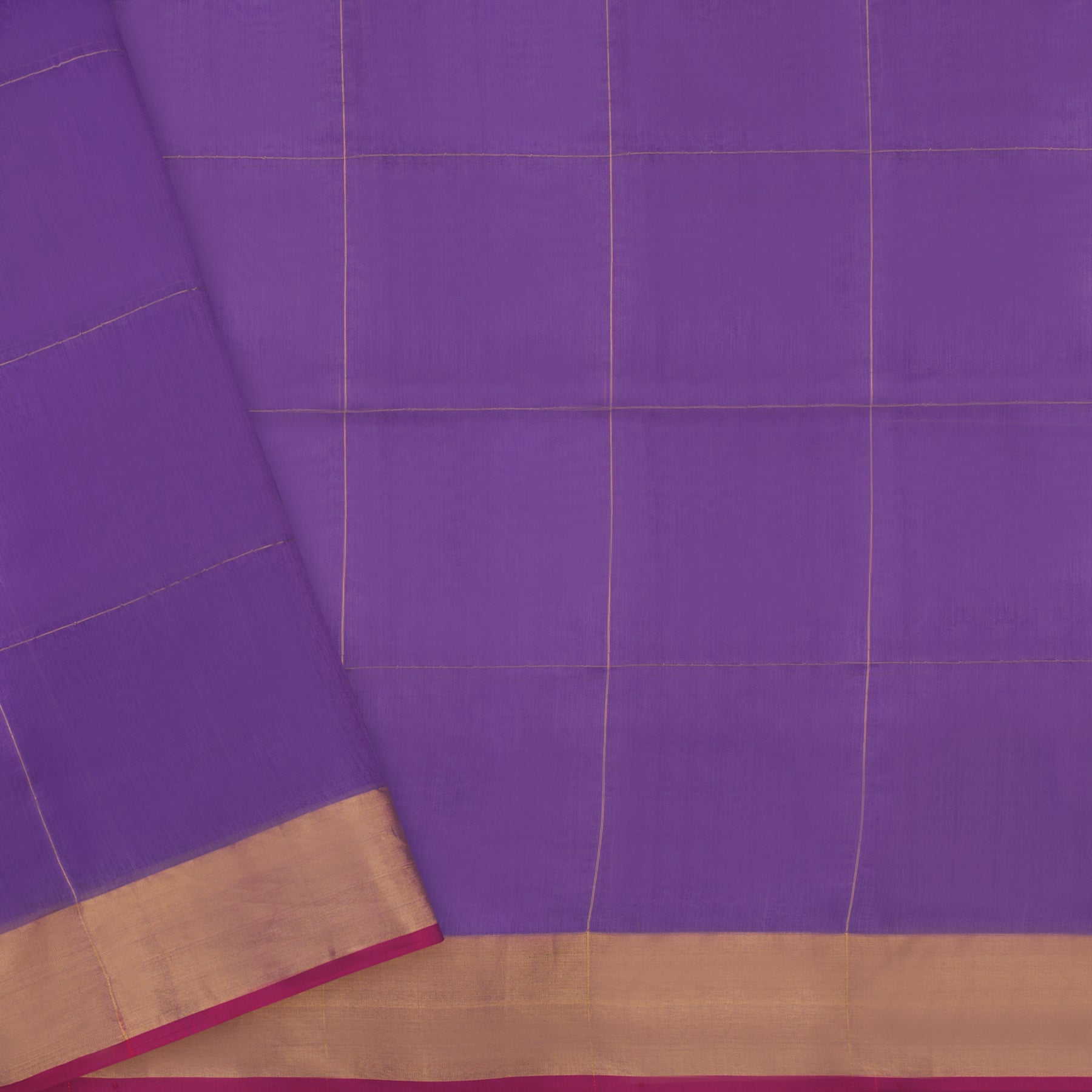 Pradeep Pillai Chanderi Silk/Cotton Sari 23-008-HS005-00114 - Blouse View