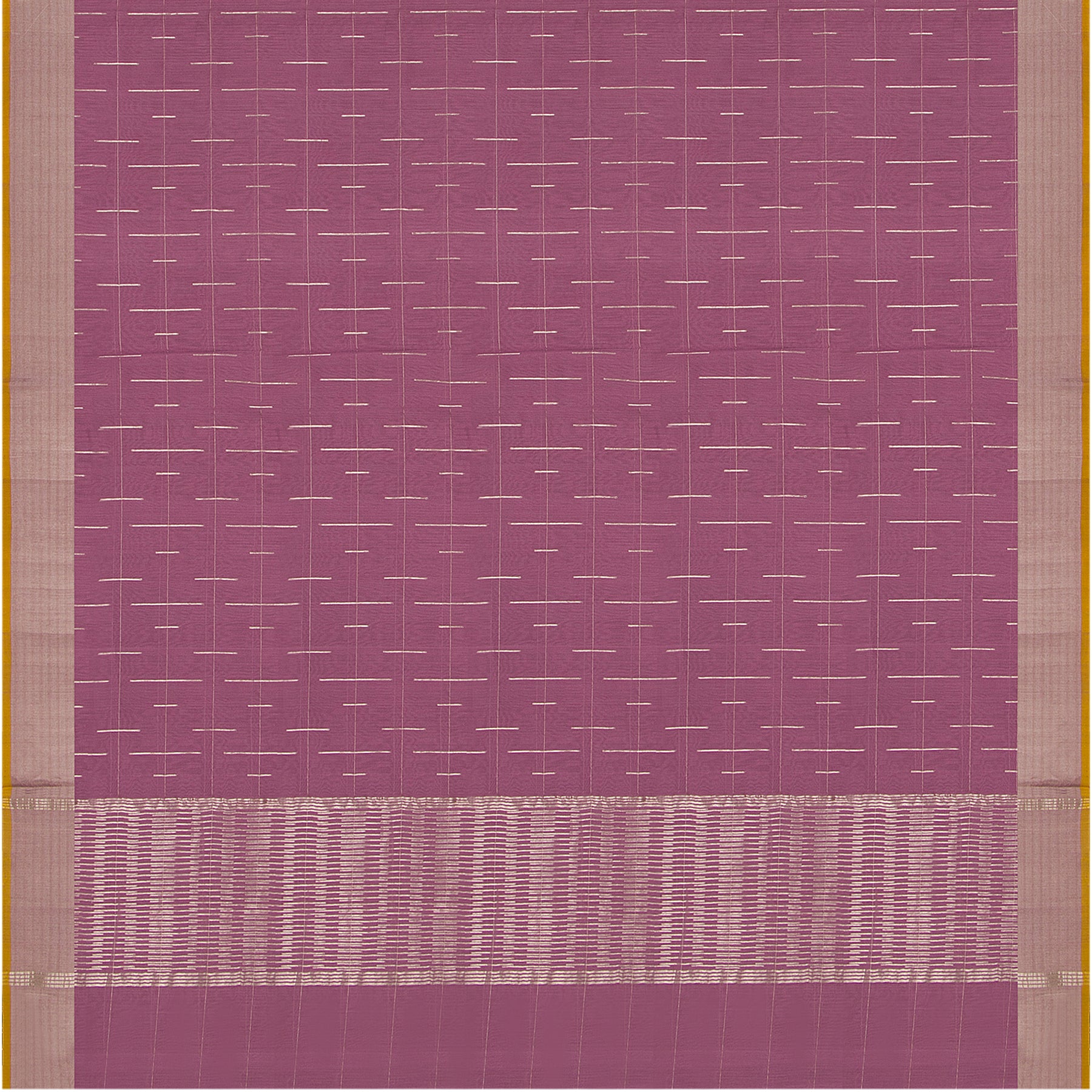 Pradeep Pillai Chanderi Silk/Cotton Sari 23-008-HS005-00280 - Full View