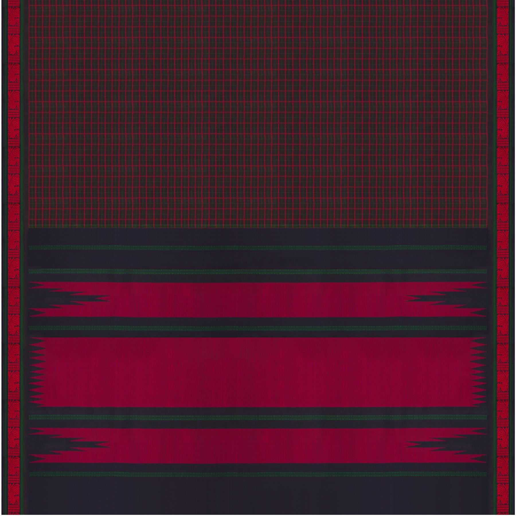 Kanakavalli Kanjivaram Silk Sari 23-040-HS001-11572 - Full View