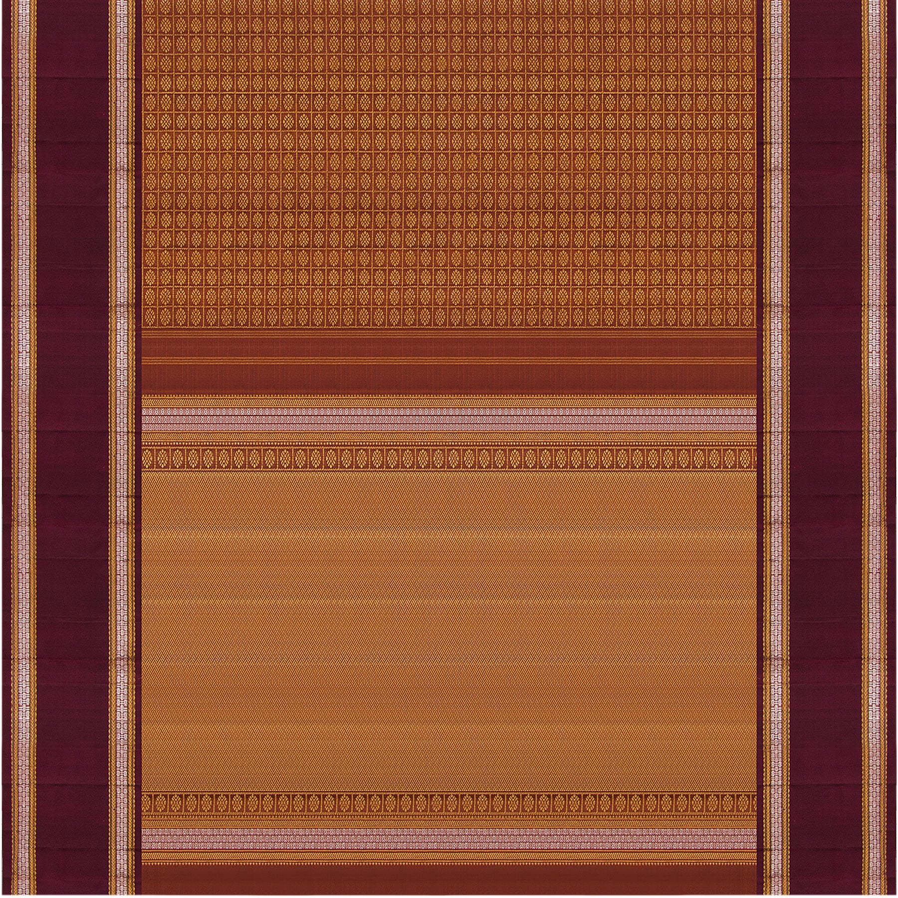 Kanakavalli Kanjivaram Silk Sari 23-040-HS001-00844 - Full View