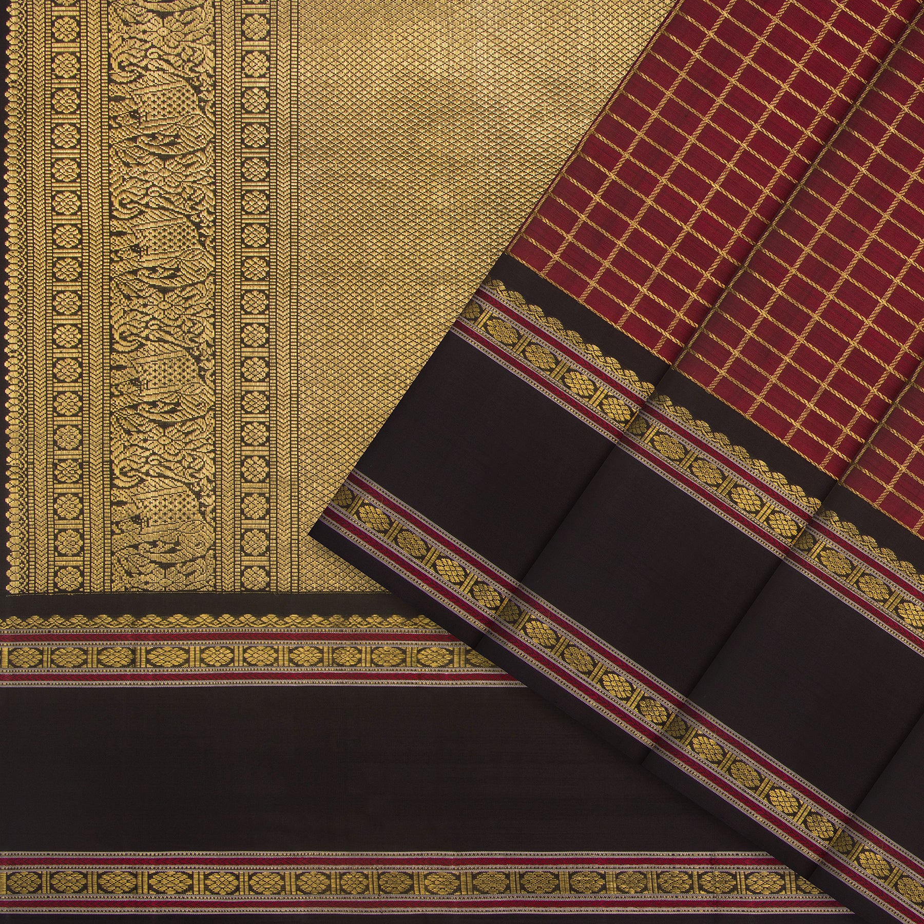 Kanakavalli Kanjivaram Silk Sari 23-040-HS001-00861 - Cover View