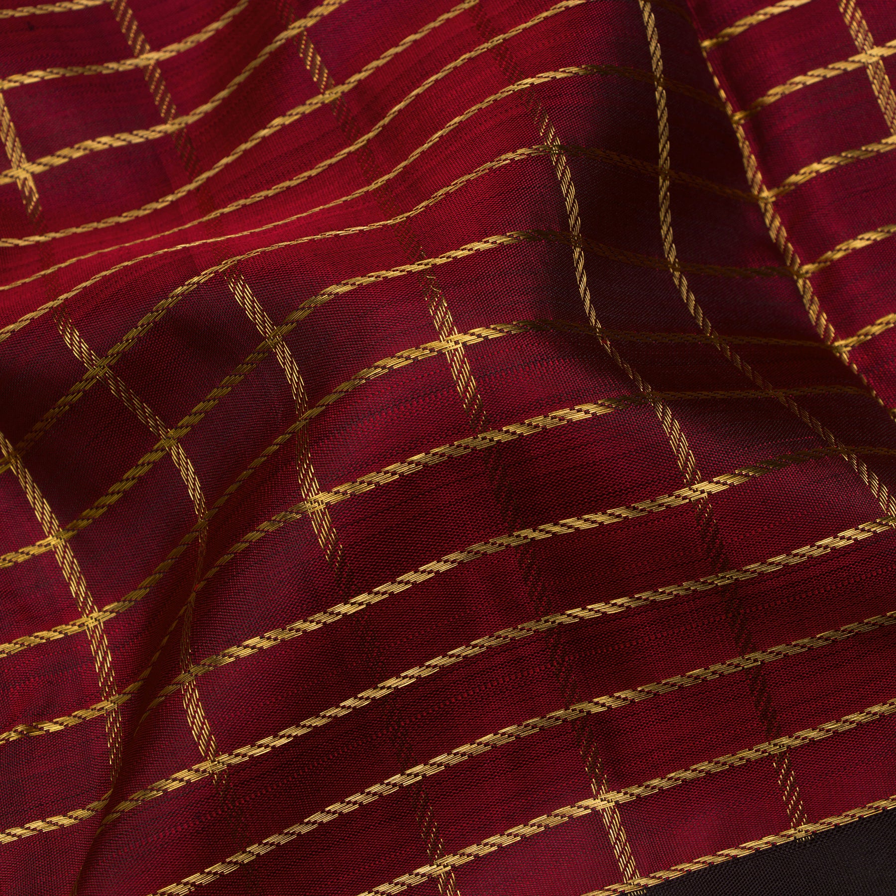 Kanakavalli Kanjivaram Silk Sari 23-040-HS001-00861 - Fabric View