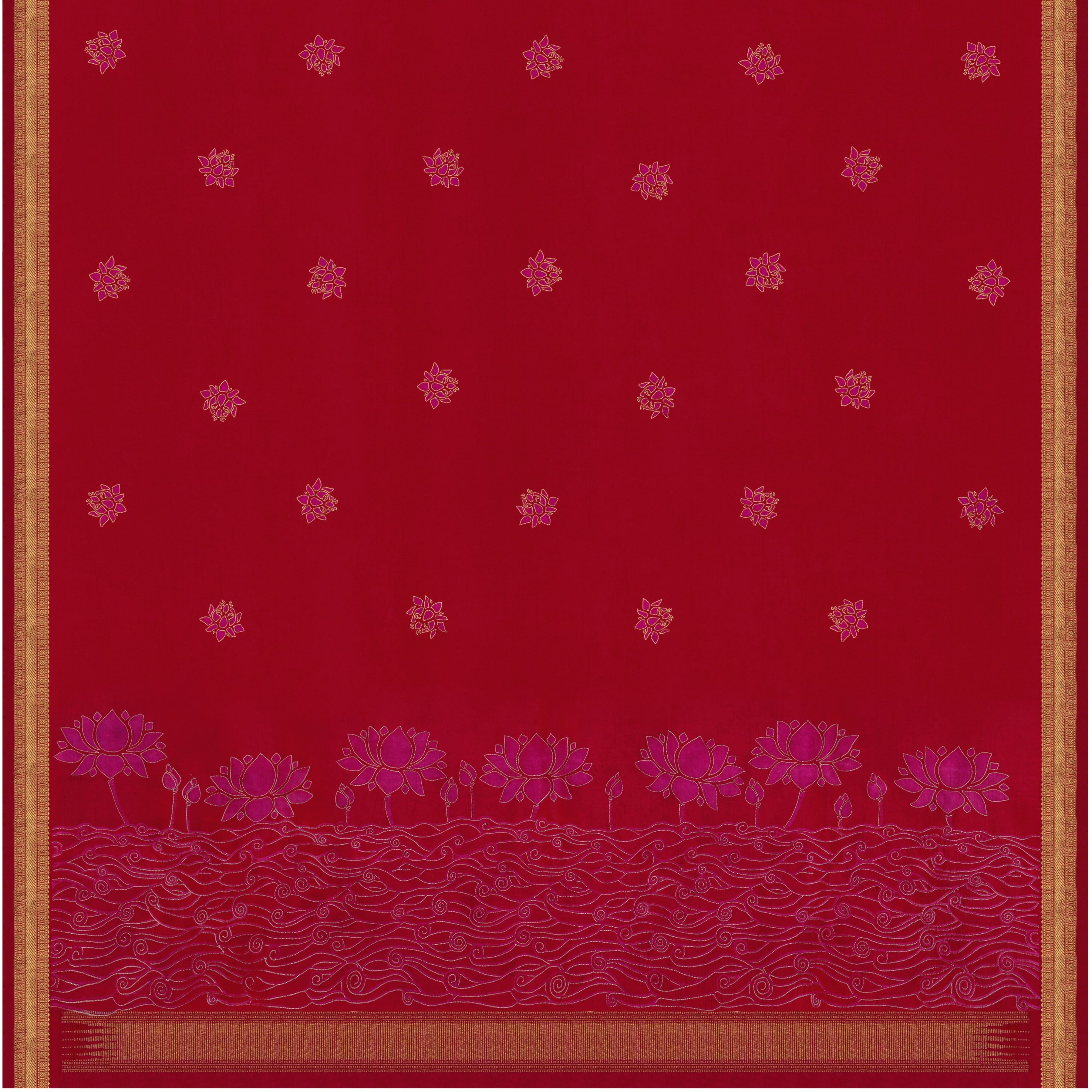 Kanakavalli Kanjivaram Silk Sari 23-040-HS001-00865 - Full View