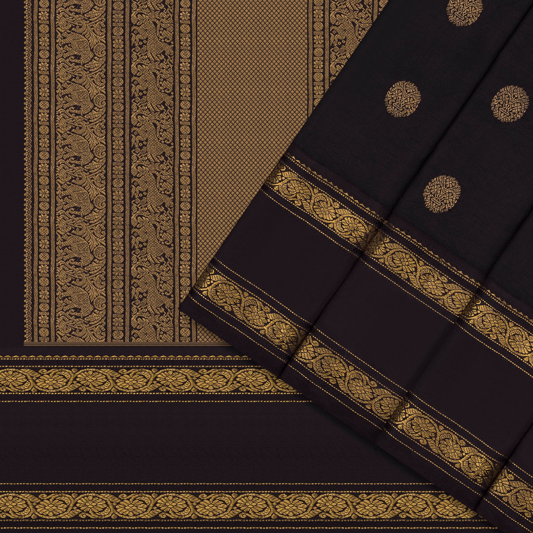Kanakavalli Kanjivaram Silk Sari 23-040-HS001-01899 - Cover View
