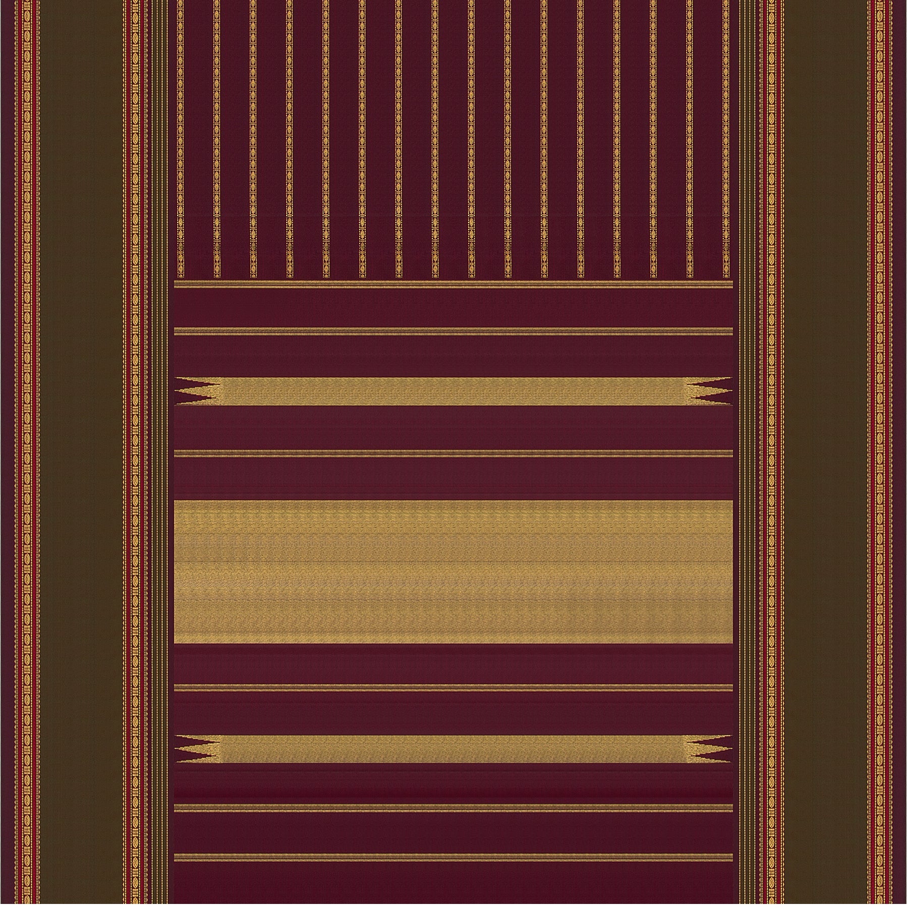 Kanakavalli Kanjivaram Silk Sari 23-040-HS001-02433 - Full View