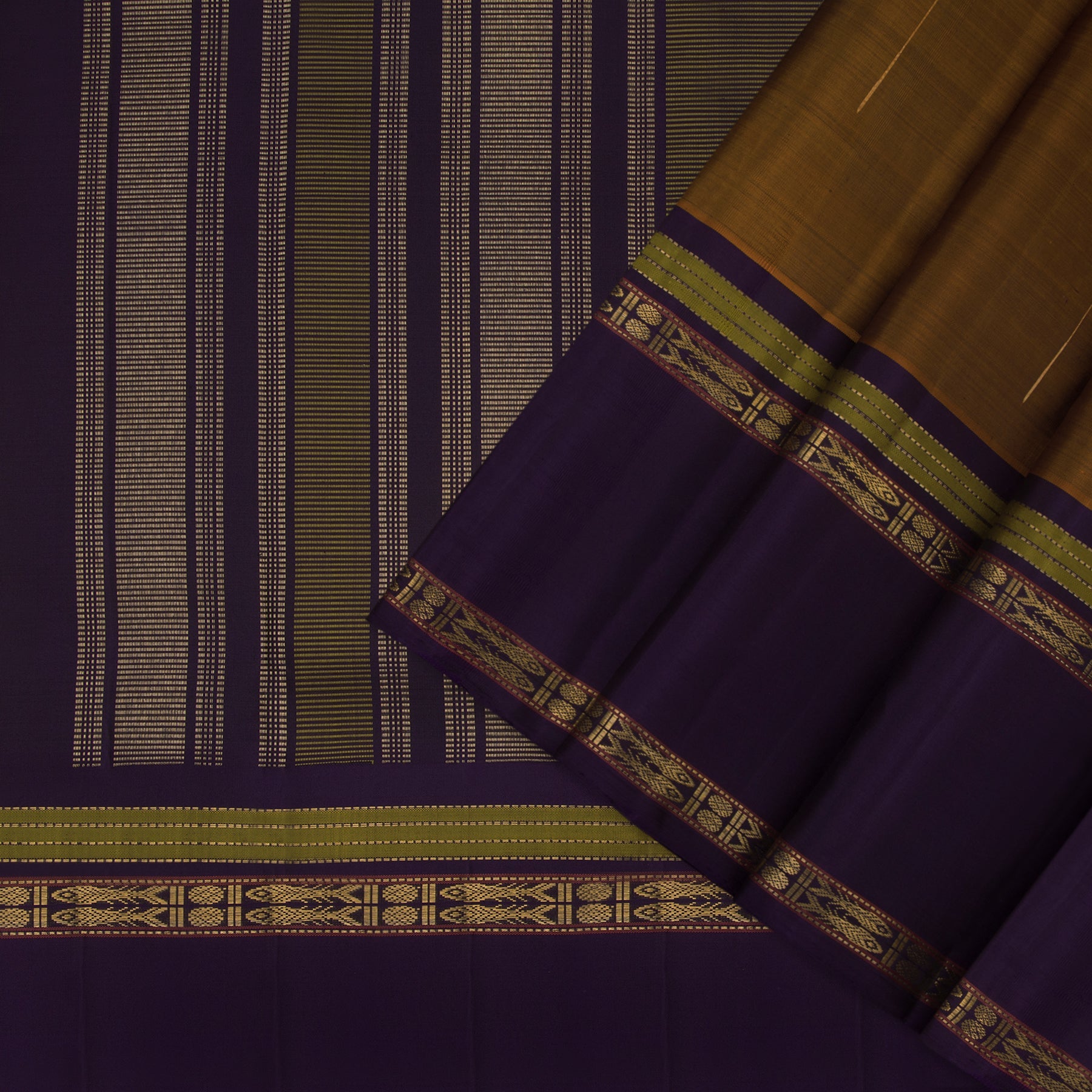 Kanakavalli Kanjivaram Silk Sari 23-040-HS001-02438 - Cover View