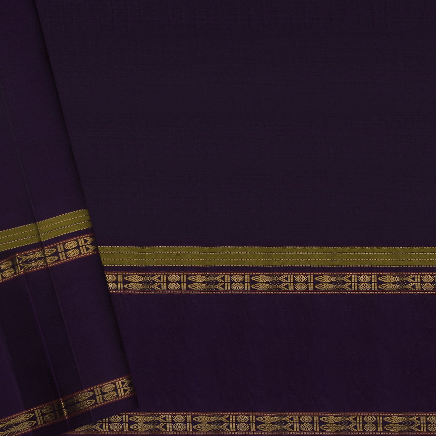 Kanakavalli Kanjivaram Silk Sari 23-040-HS001-02438 - Blouse View