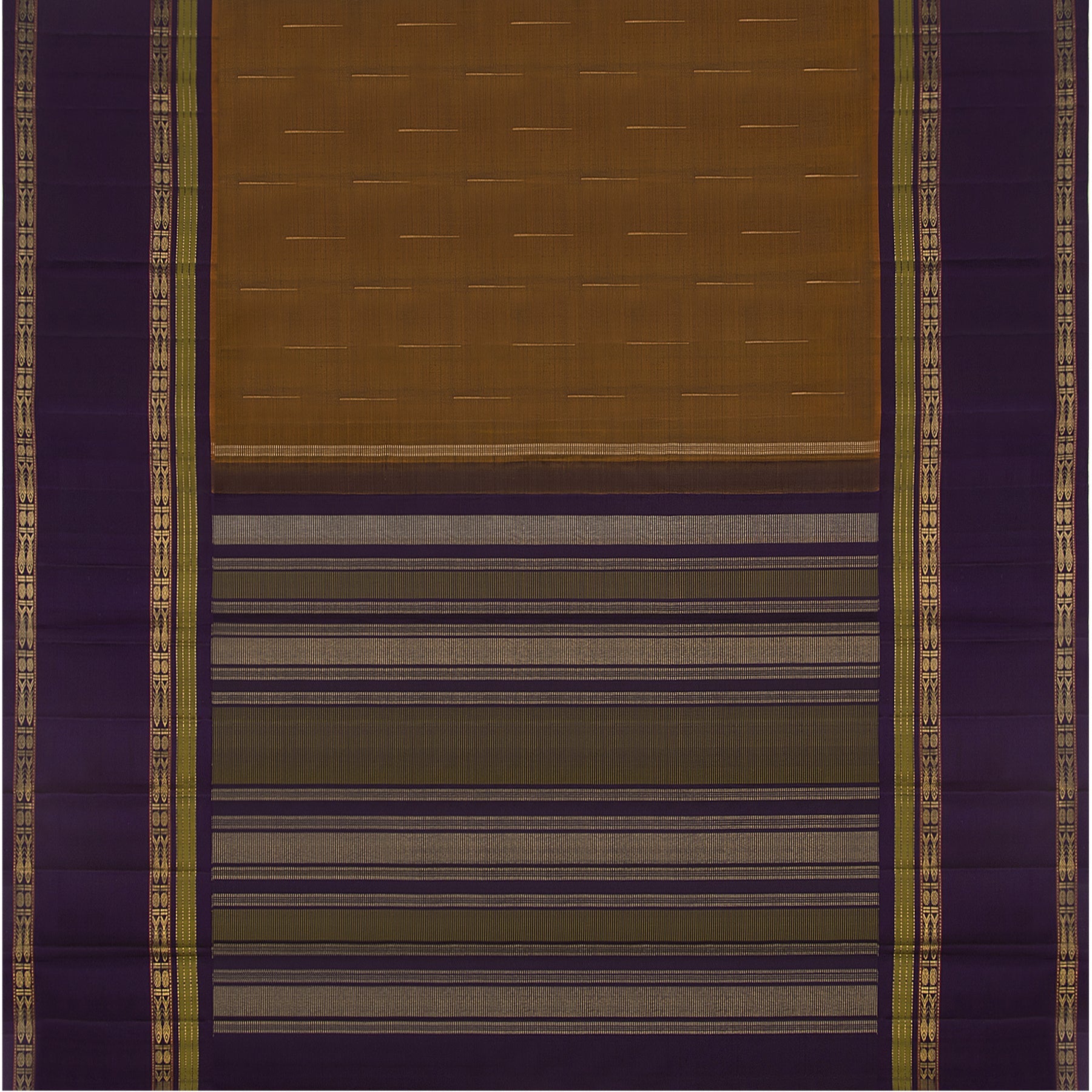 Kanakavalli Kanjivaram Silk Sari 23-040-HS001-02438 - Full View
