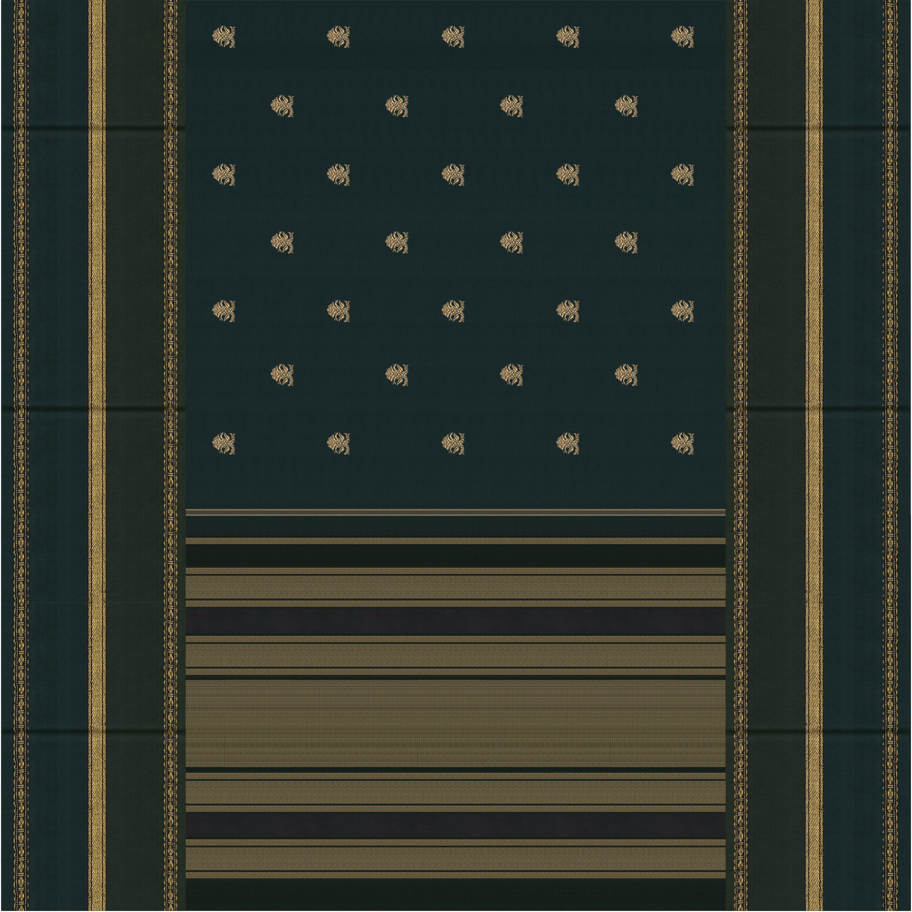 Kanakavalli Kanjivaram Silk Sari 23-040-HS001-03358 - Full View