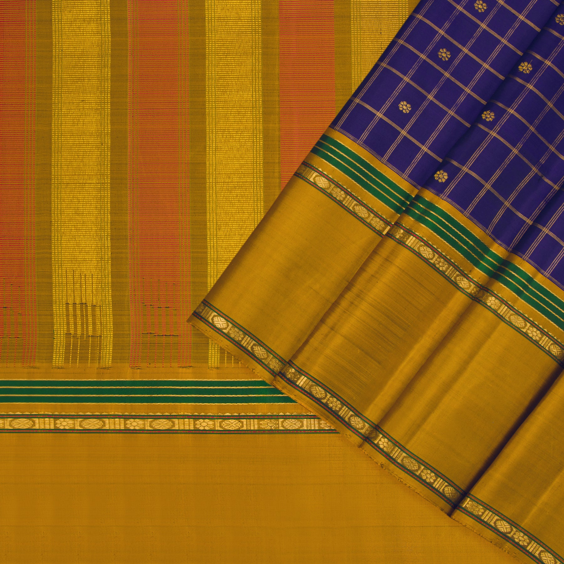 Kanakavalli Kanjivaram Silk Sari 23-040-HS001-03394 - Cover View