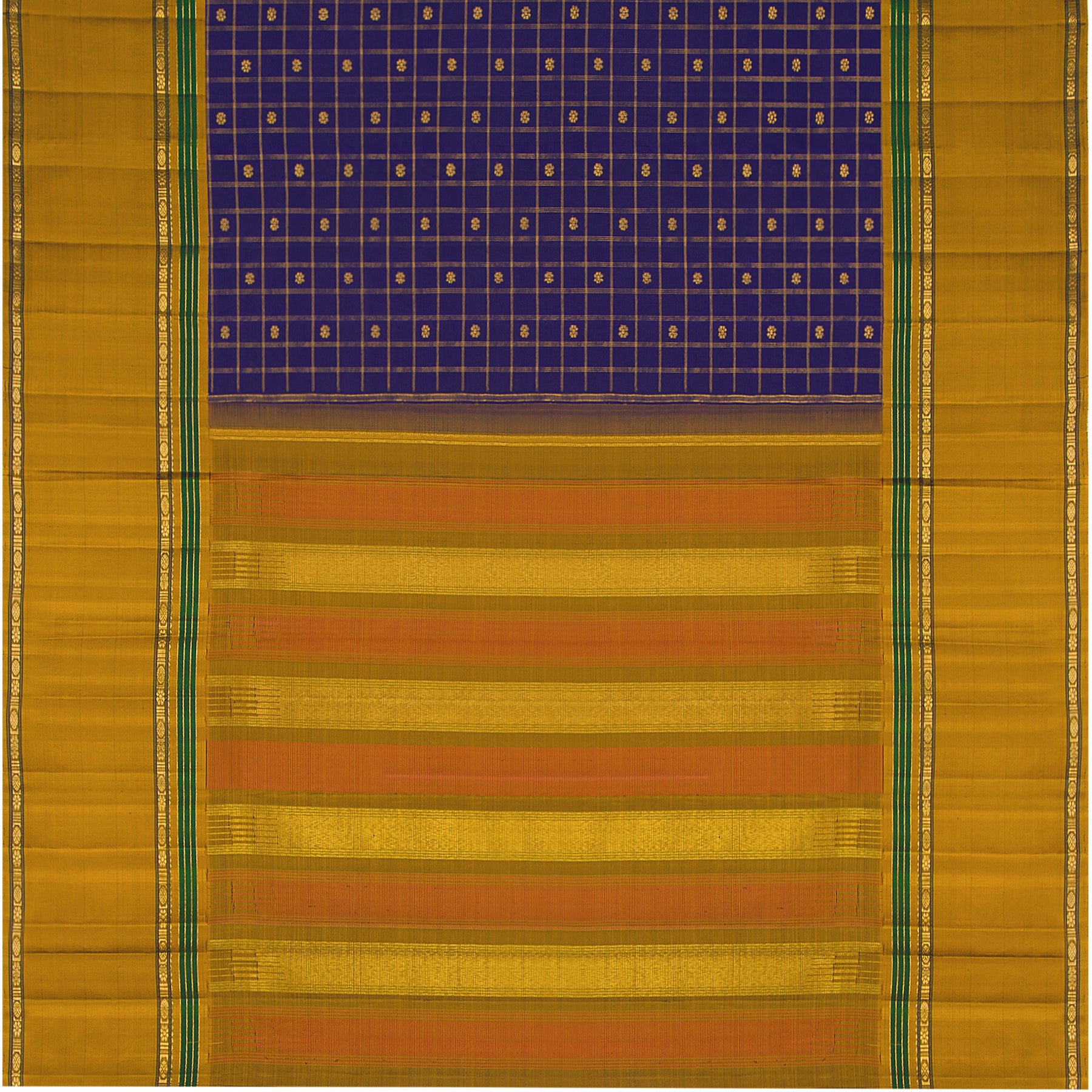 Kanakavalli Kanjivaram Silk Sari 23-040-HS001-03394 - Full View