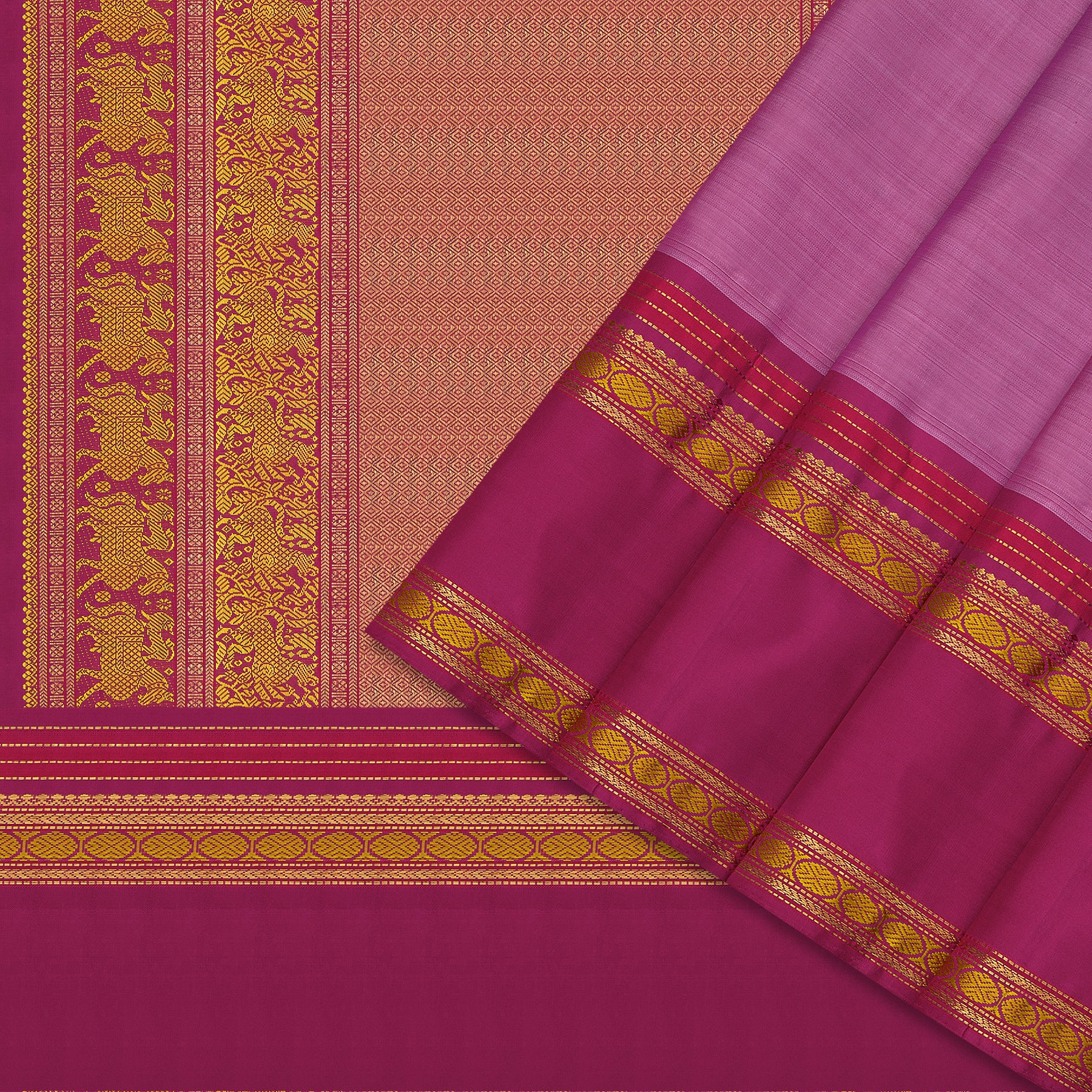 Kanakavalli Kanjivaram Silk Sari 23-040-HS001-11085 - Cover View