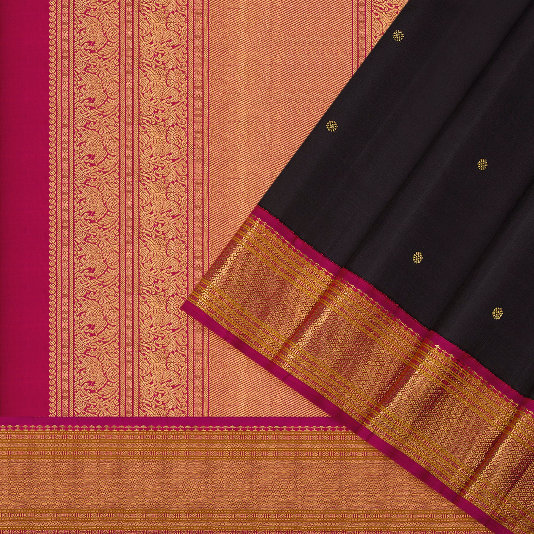 Kanakavalli Kanjivaram Silk Sari 23-040-HS001-14112 - Cover View