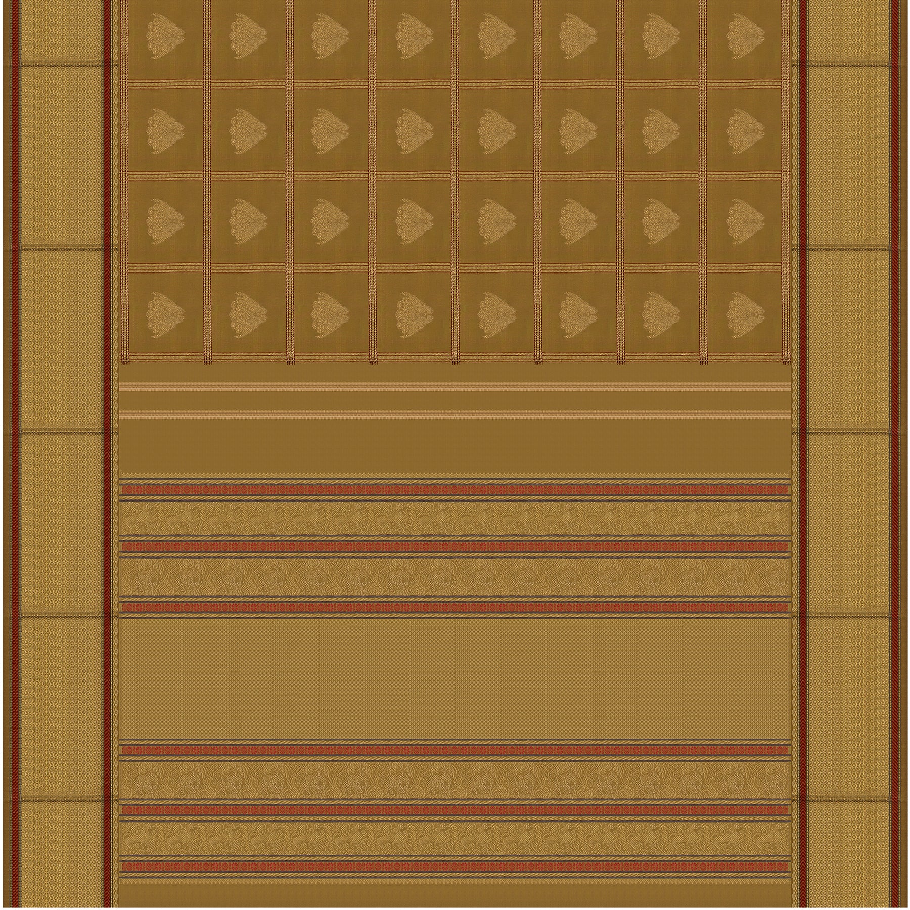Kanakavalli Kanjivaram Silk Sari 23-040-HS001-14119 - Full View