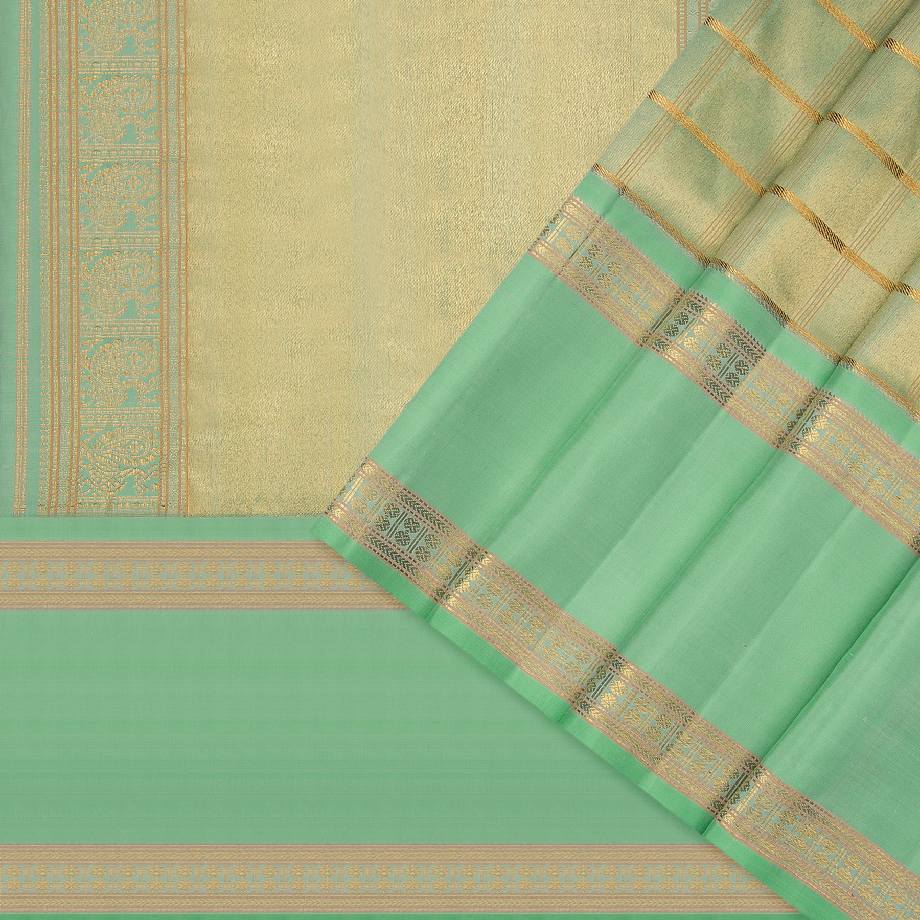 Kanakavalli Kanjivaram Silk Sari 23-040-HS001-14540 - Cover View