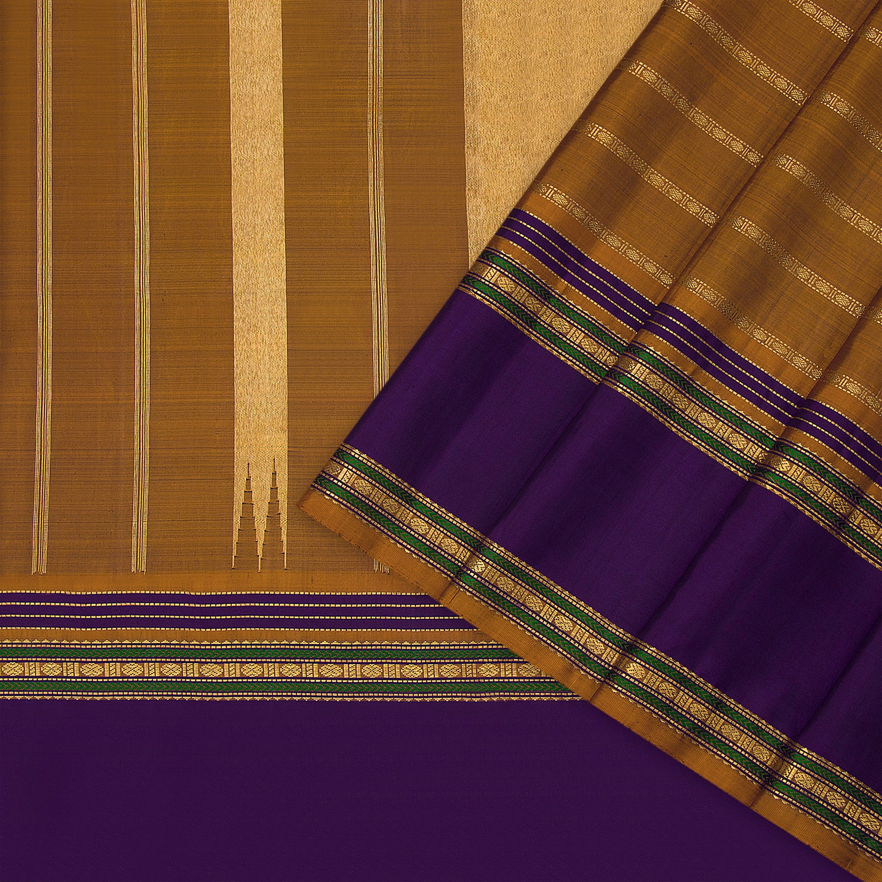 Kanakavalli Kanjivaram Silk Sari 23-041-HS001-07254 - Cover View
