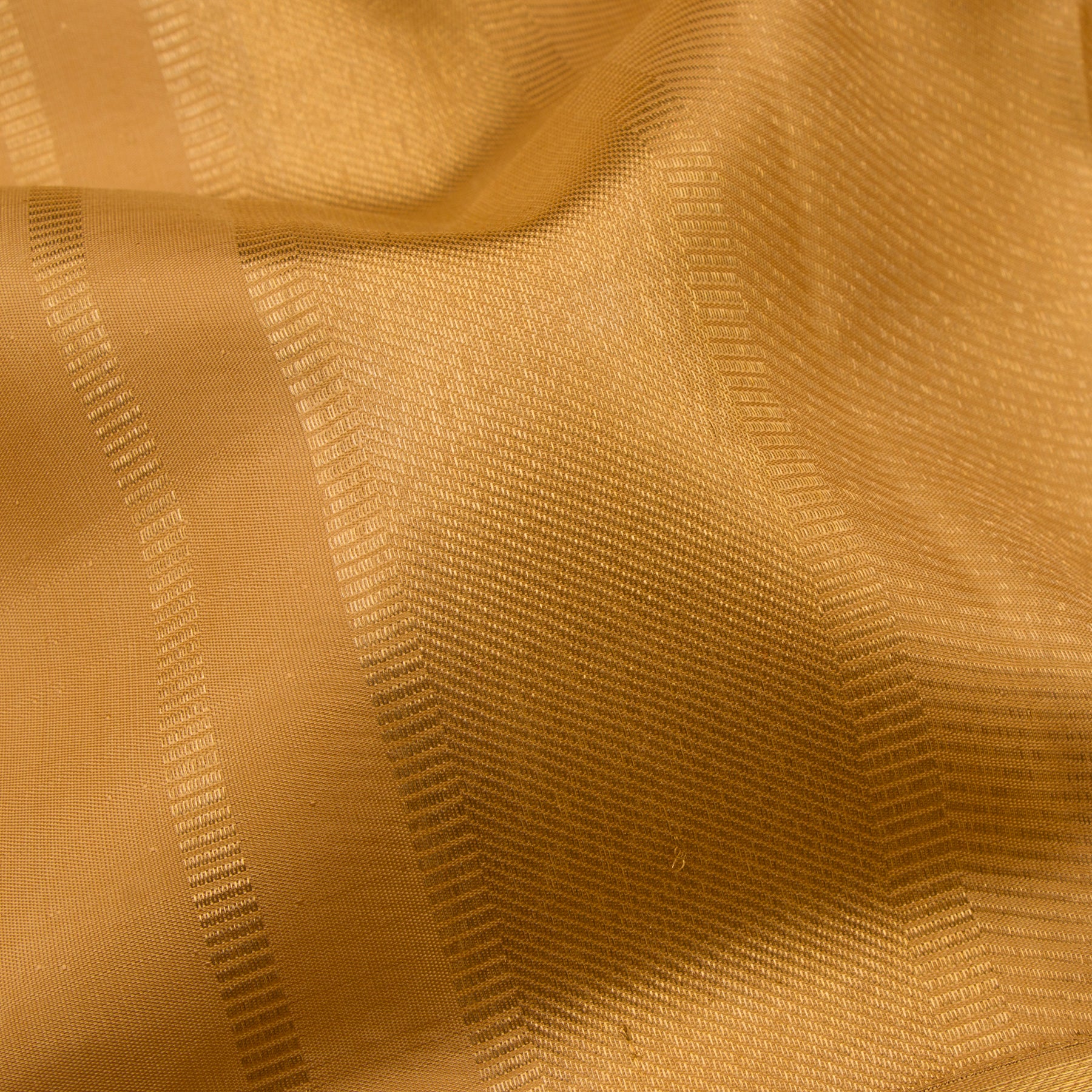 Kanakavalli Kanjivaram Silk Angavastram Set 23-060-HA001-00313 - Detailed Fabric View