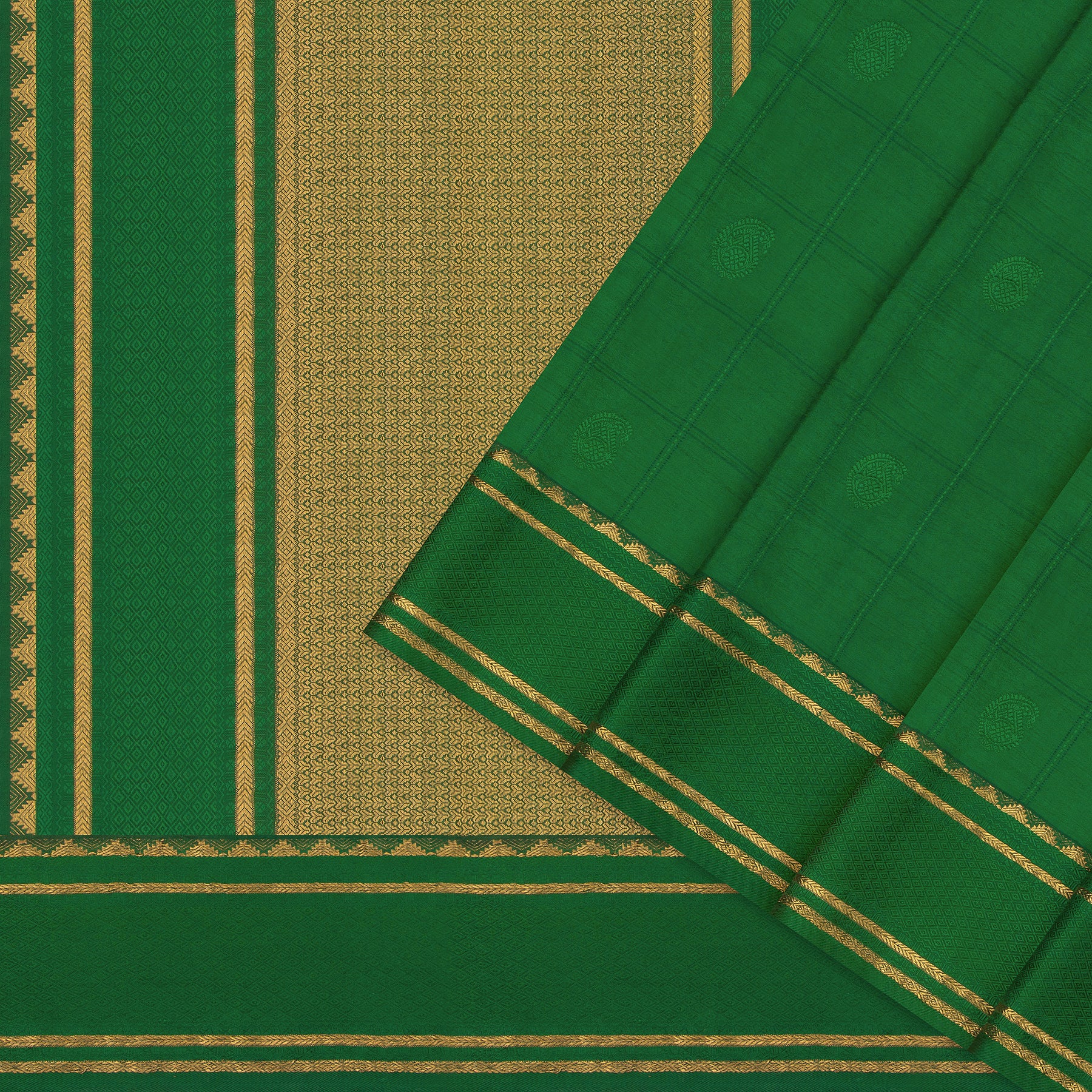 Kanakavalli Kanjivaram Silk Sari 23-100-HS001-00563 - Cover View