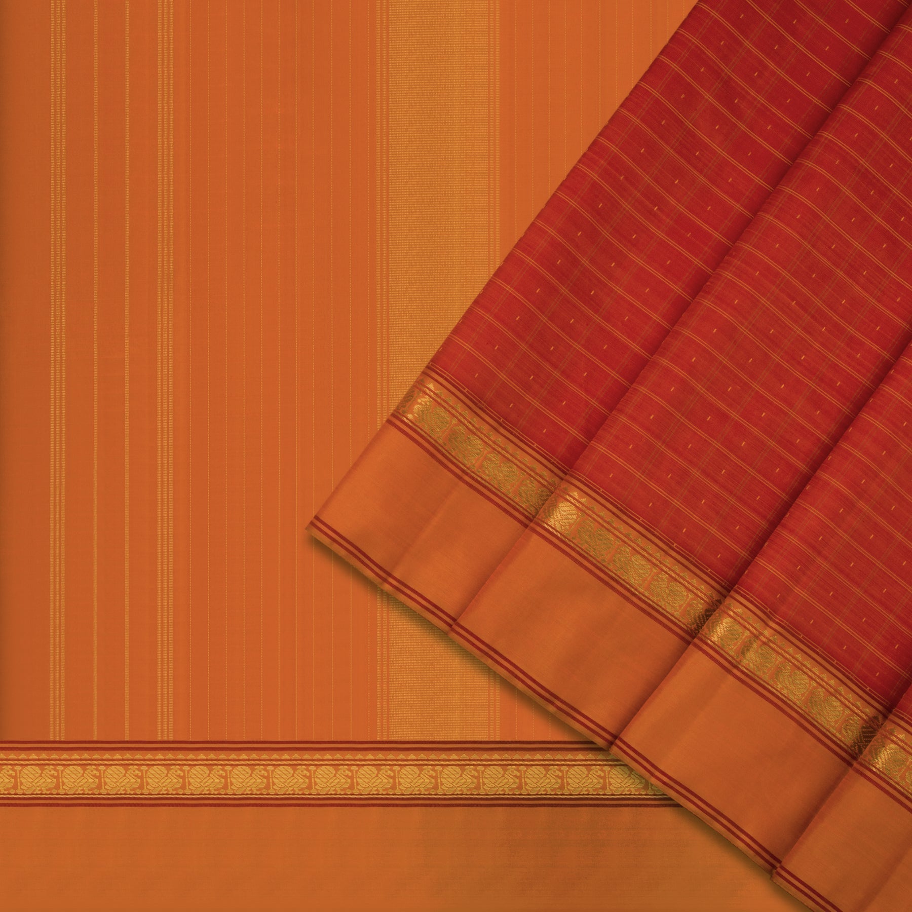 Kanakavalli Kanjivaram Silk Sari 23-100-HS001-00582 - Cover View