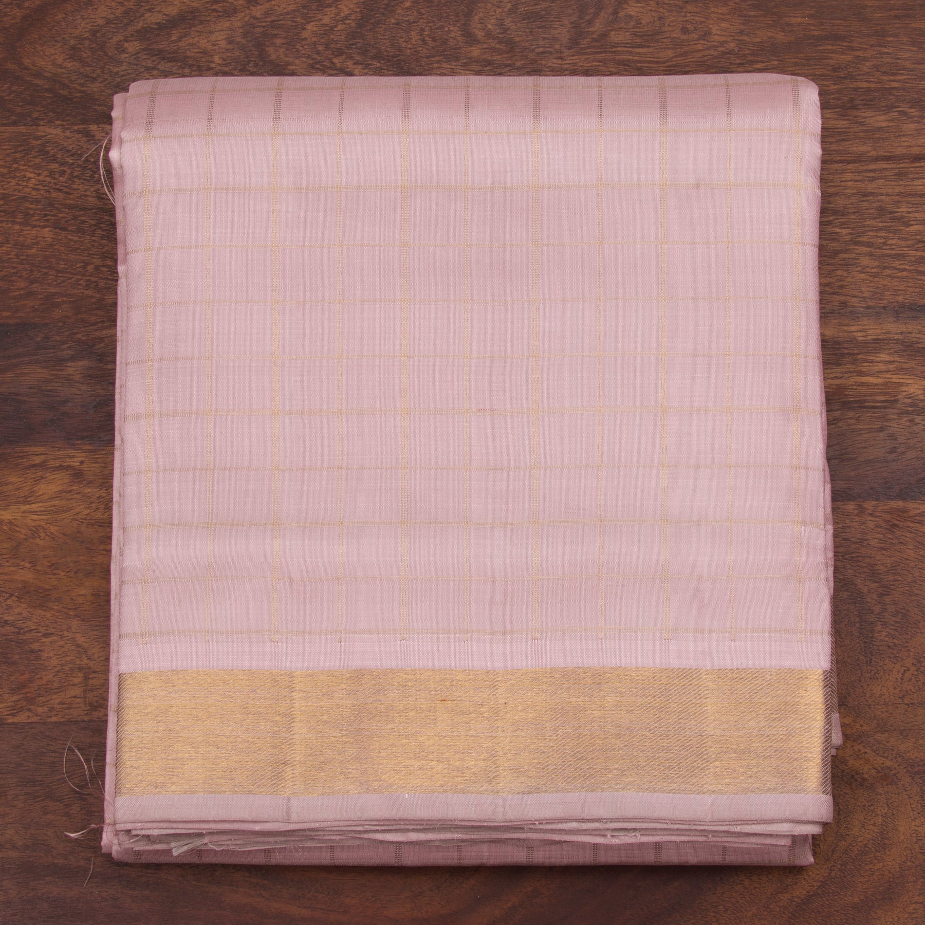 Kanakavalli Kanjivaram Silk Angavastram CO-ORD 23-110-AF001-11781 - Folded View