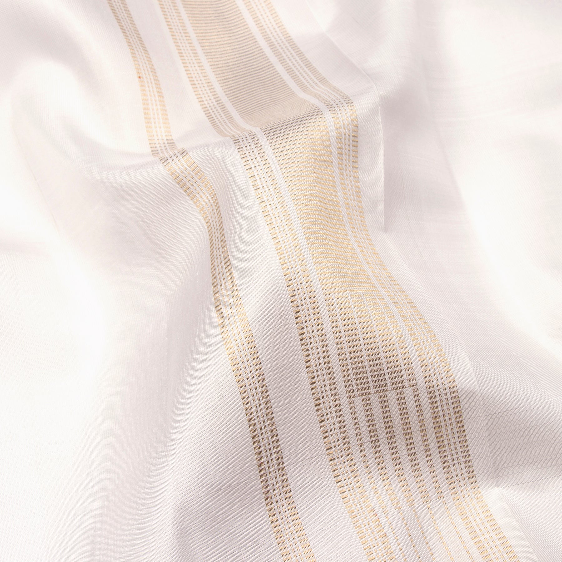 Kanakavalli Kanjivaram Silk Angavastram CO-ORD 23-110-AF001-14256 - Detail Fabric View