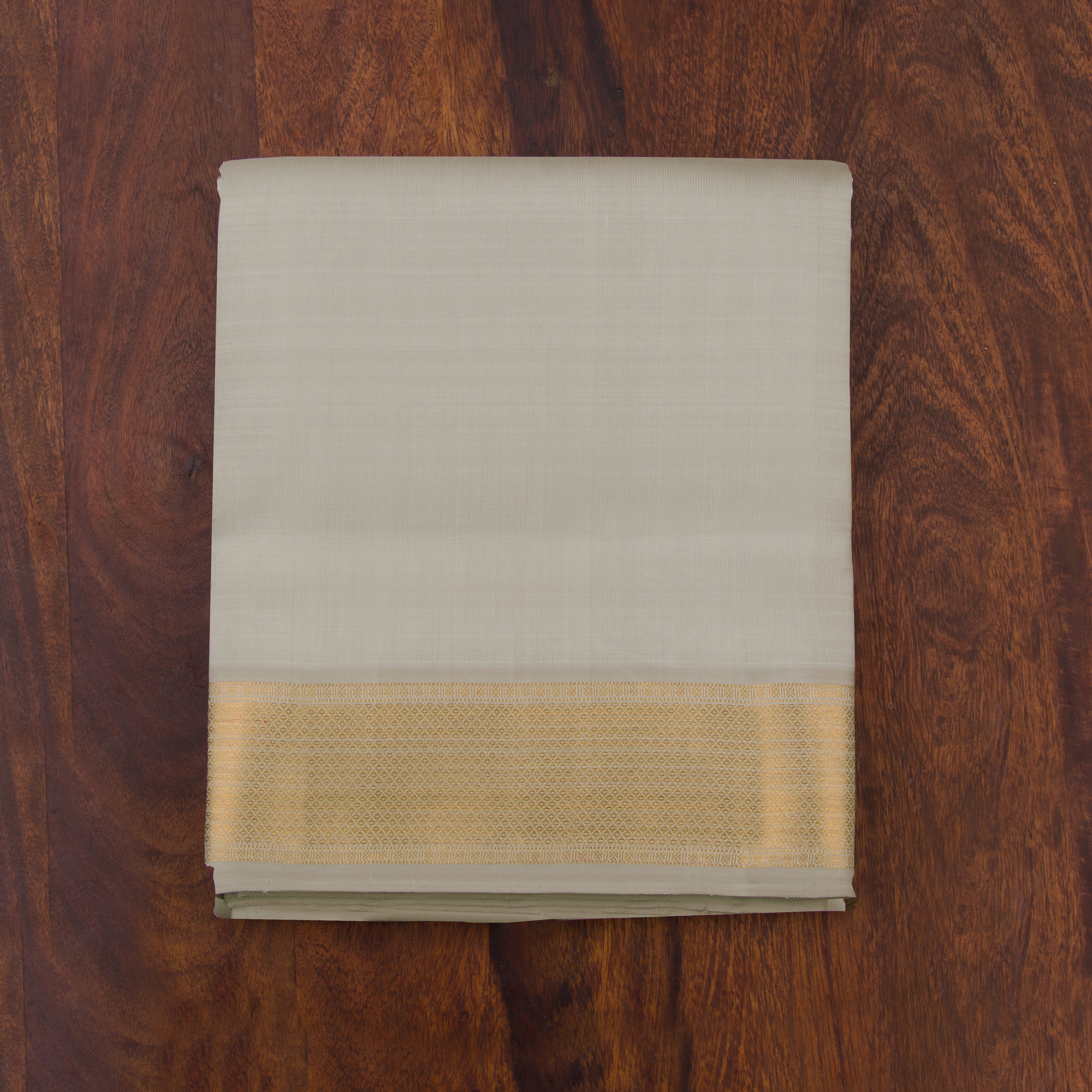 Kanakavalli Kanjivaram Silk Angavastram Set 23-110-HA001-03080 - Folded View