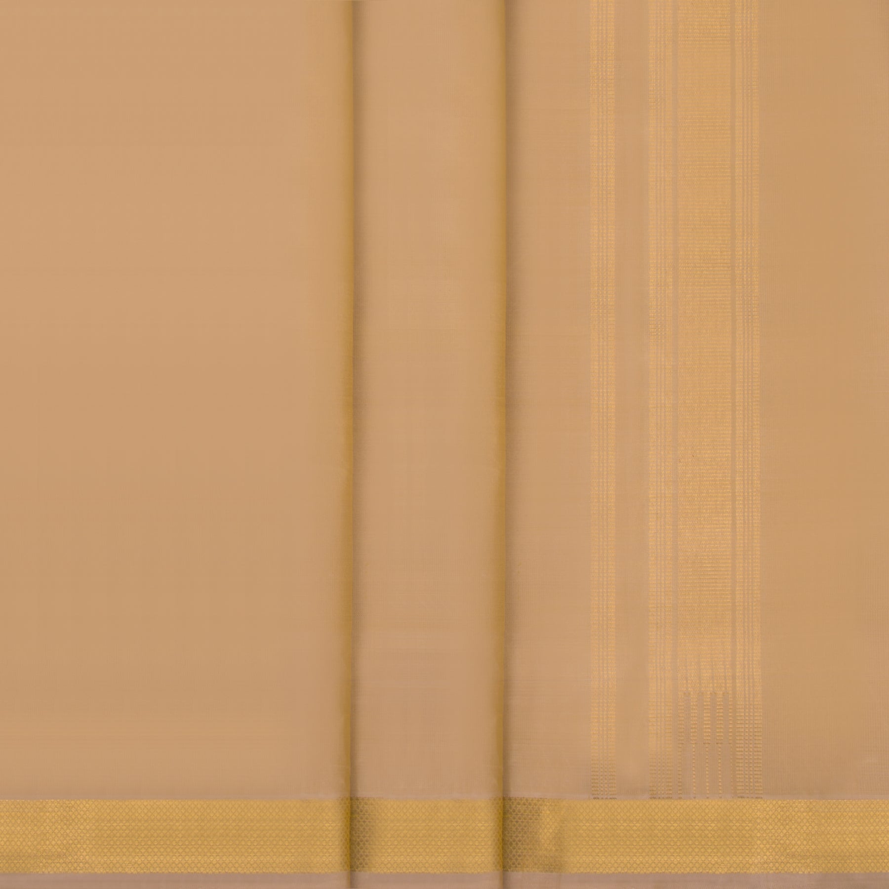 Kanakavalli Kanjivaram Silk Angavastram Set 23-110-HA001-03084 - Pleated View