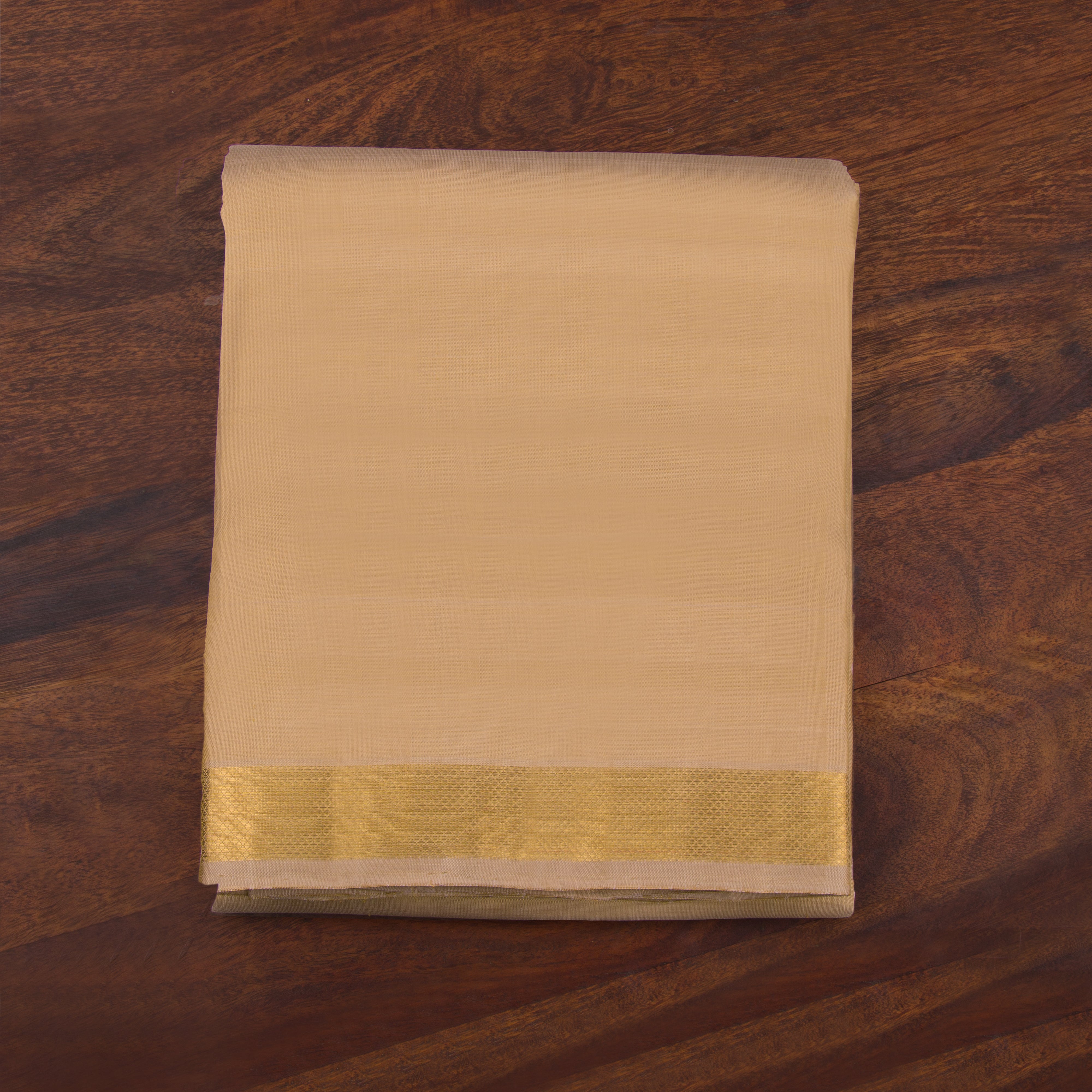 Kanakavalli Kanjivaram Silk Angavastram Set 23-110-HA001-03084 - Folded View