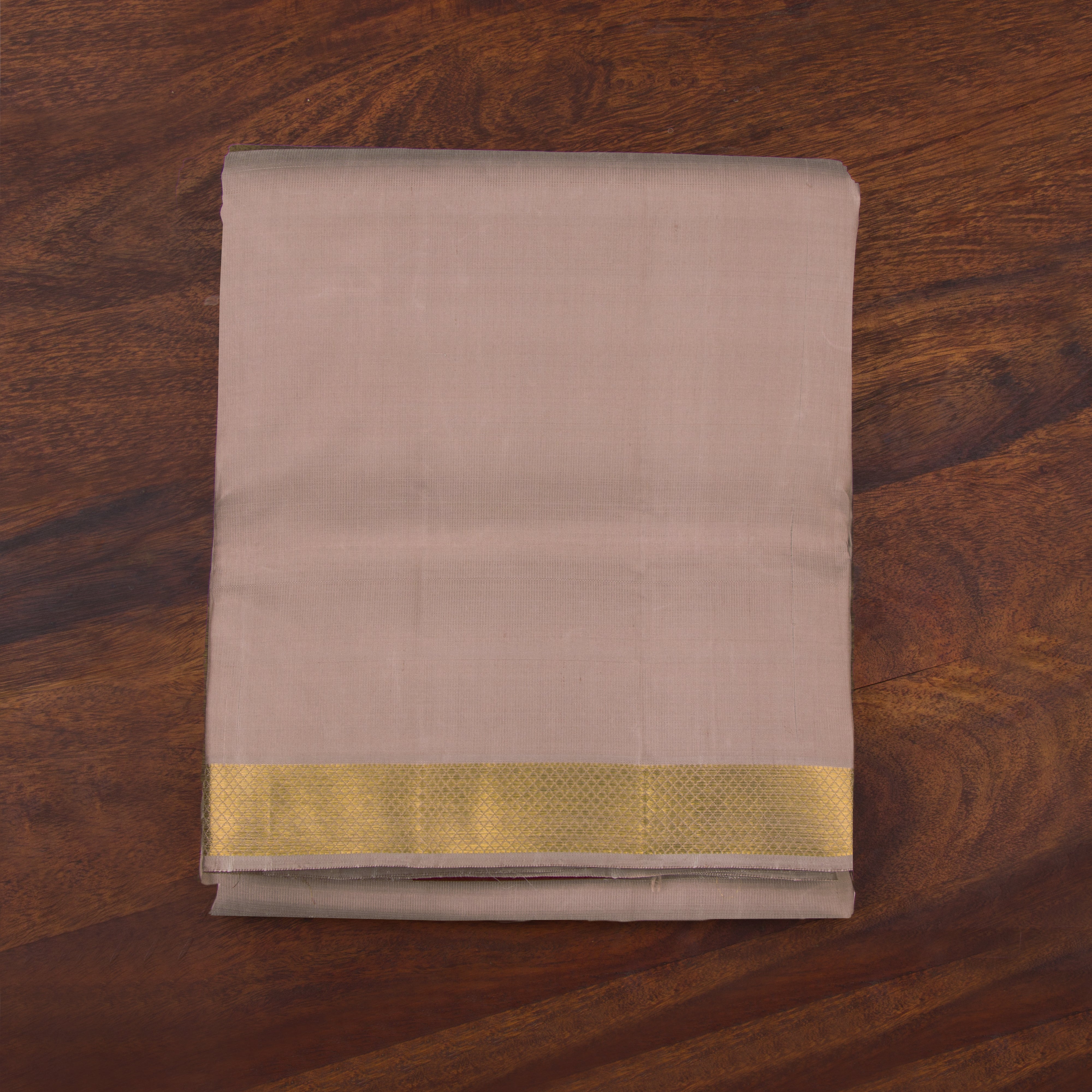 Kanakavalli Kanjivaram Silk Angavastram Set 23-110-HA001-03876 - Folded View
