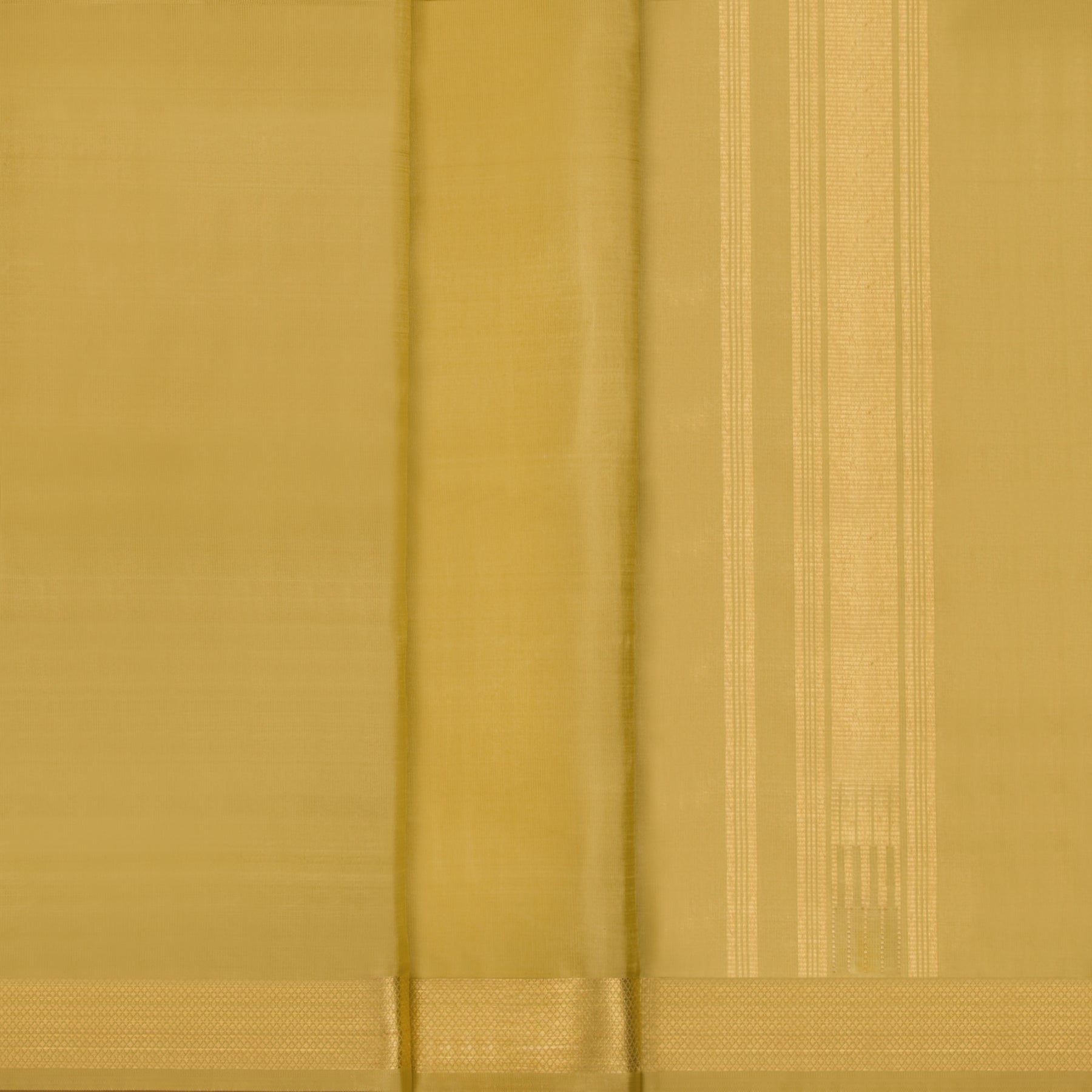 Kanakavalli Kanjivaram Silk Angavastram Set 23-110-HA001-05140 - Pleated View