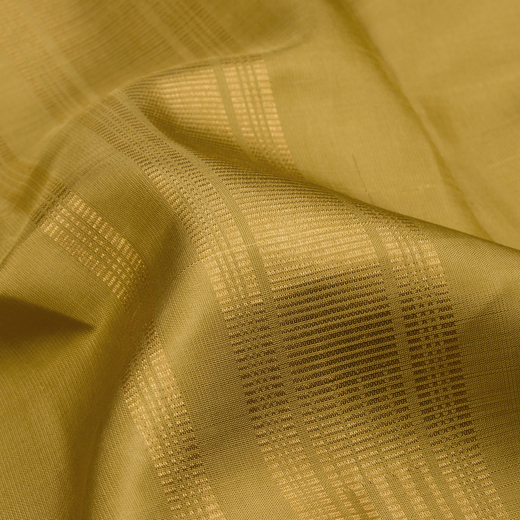 Kanakavalli Kanjivaram Silk Angavastram Set 23-110-HA001-05140 - Detail Fabric View