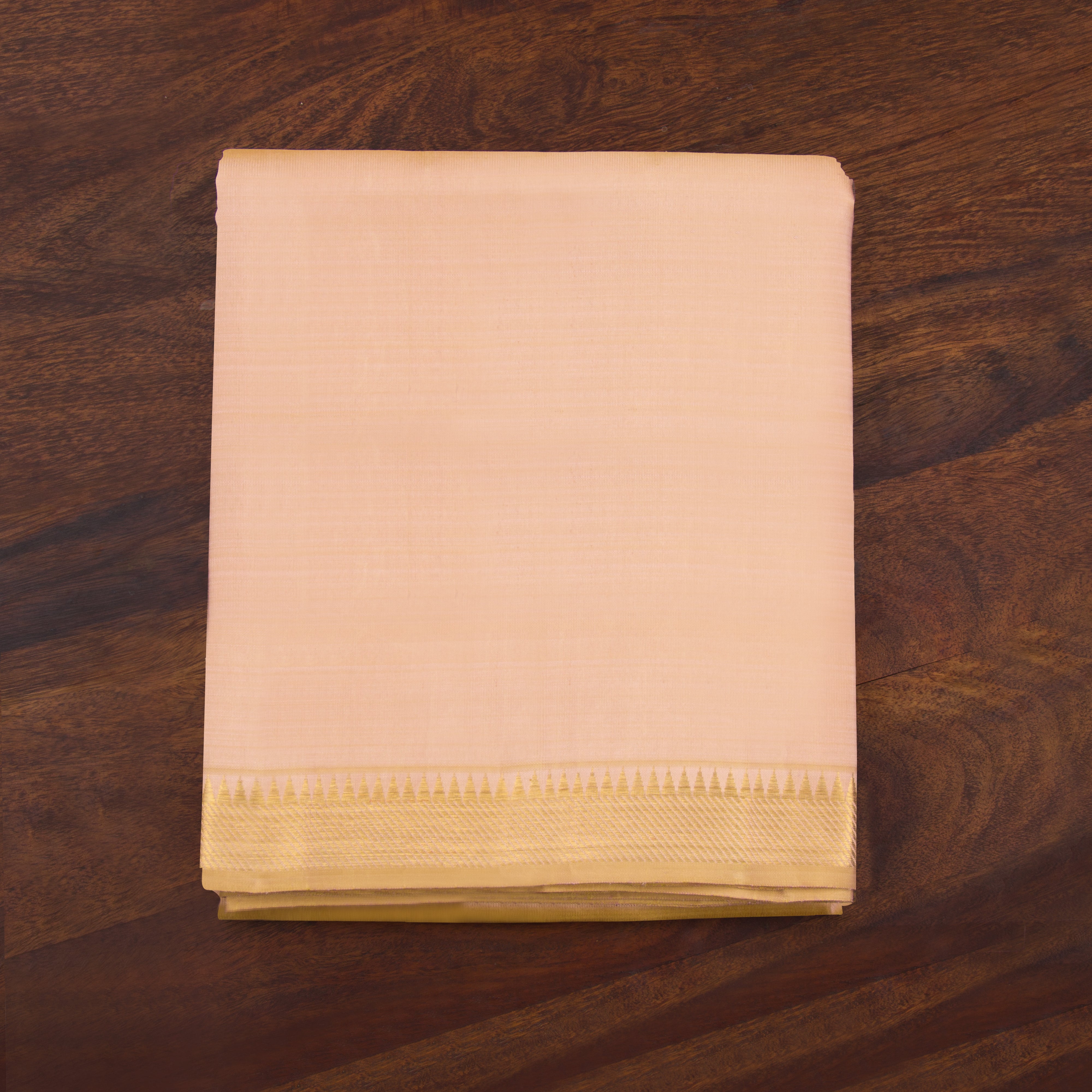 Kanakavalli Kanjivaram Silk Angavastram Set 23-110-HA001-05429 - Folded View