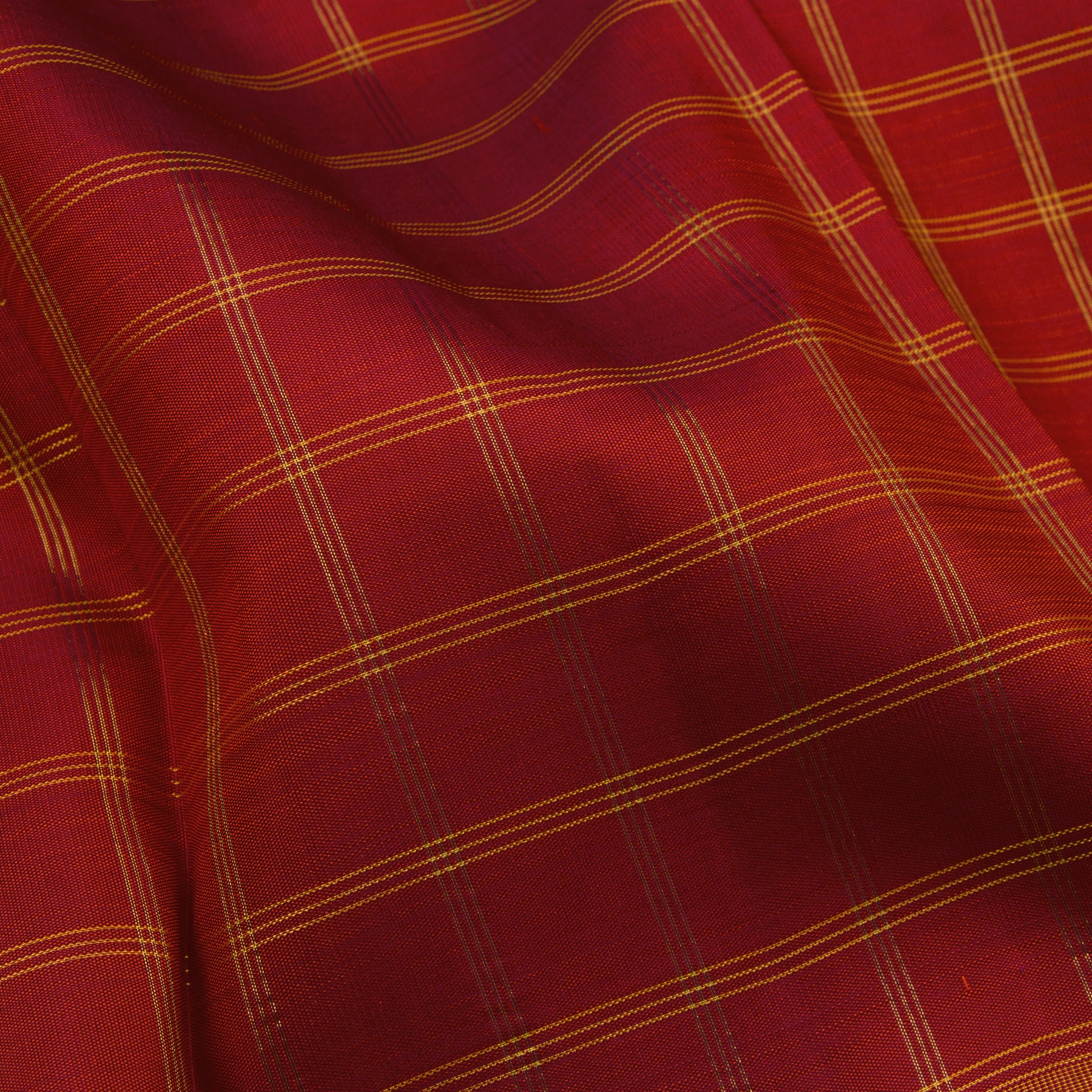 Kanakavalli Kattam - Vari Silk Blouse Length 23-110-HB001-02112 - Fabric View