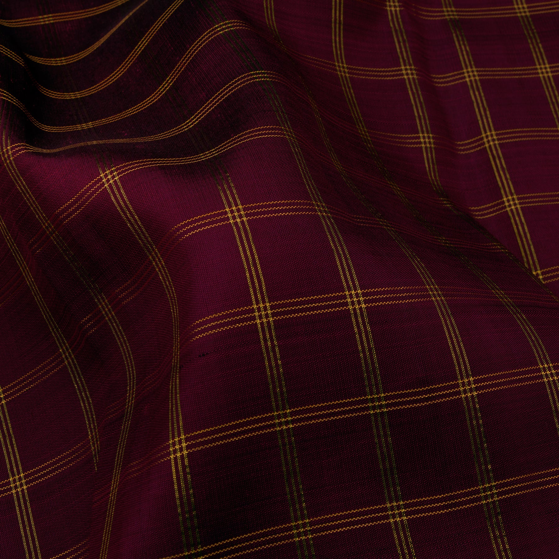 Kanakavalli Kattam - Vari Silk Blouse Length 23-110-HB001-02386 - Fabric View