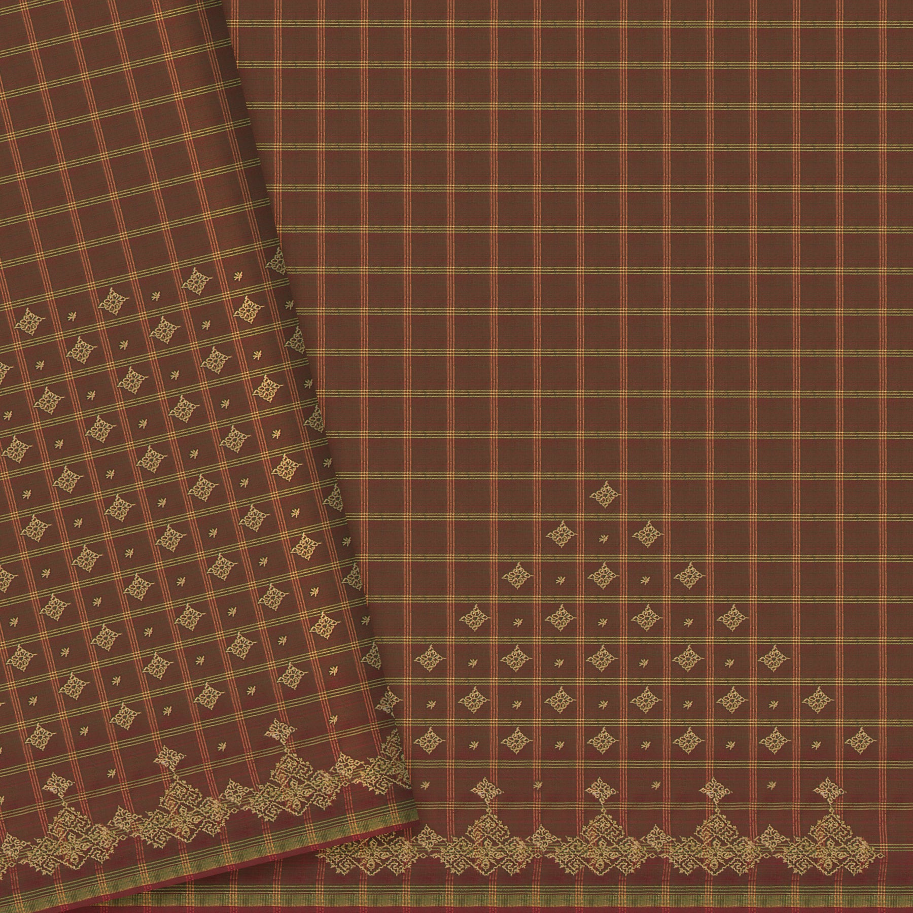 Kanakavalli X Kasuti Kanjivaram Silk Blouse Length 23-110-HB001-10489 - Cover View