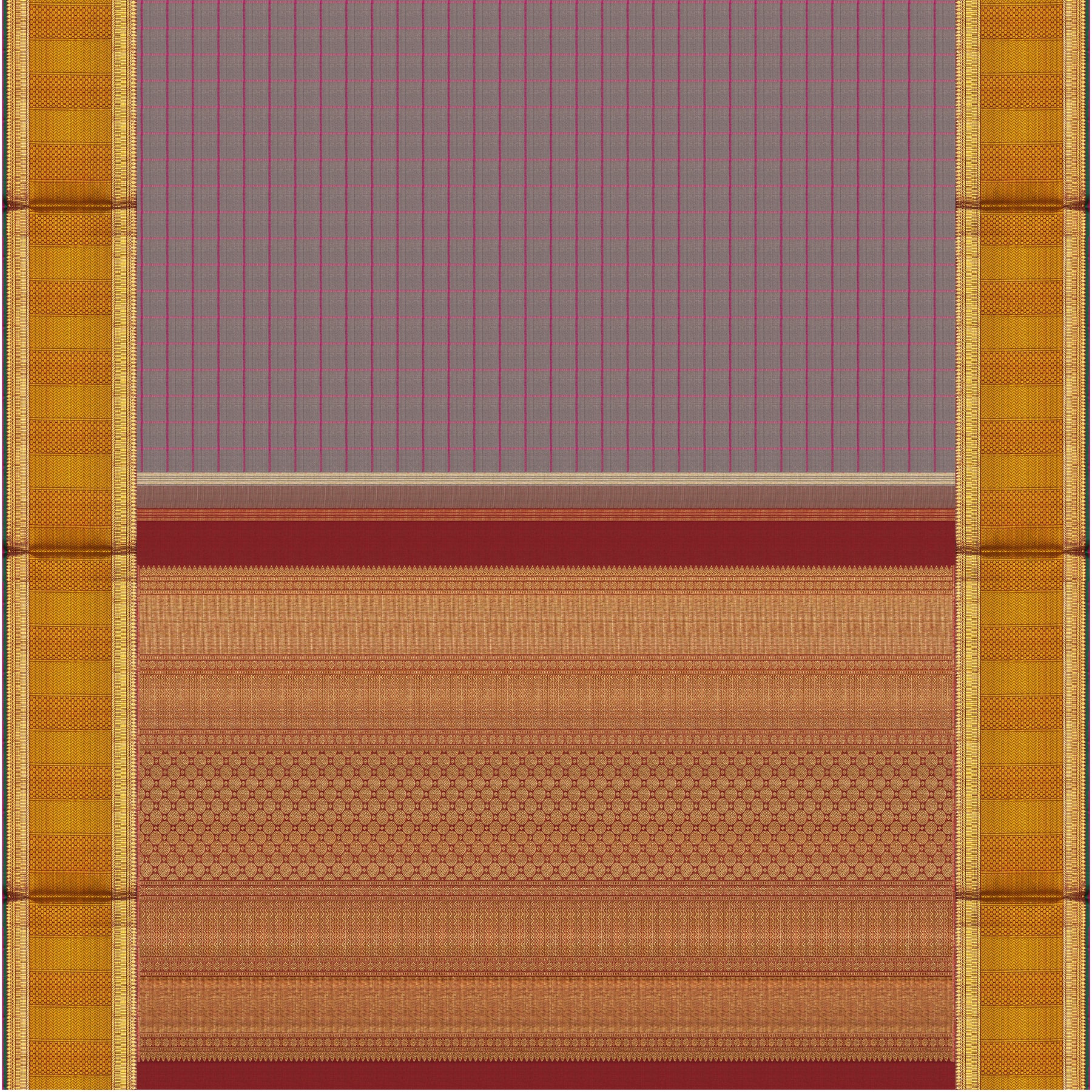 Kanakavalli Kanjivaram Silk Sari 23-110-HS001-09961 - Full View