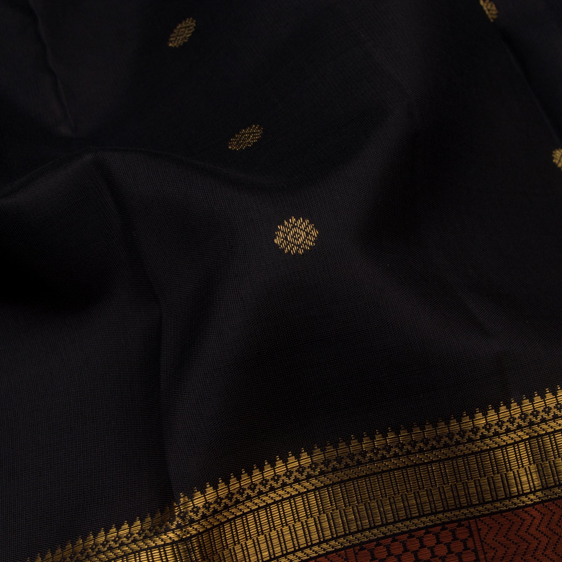 Kanakavalli Kanjivaram Silk Sari 23-110-HS001-00928 - Fabric View