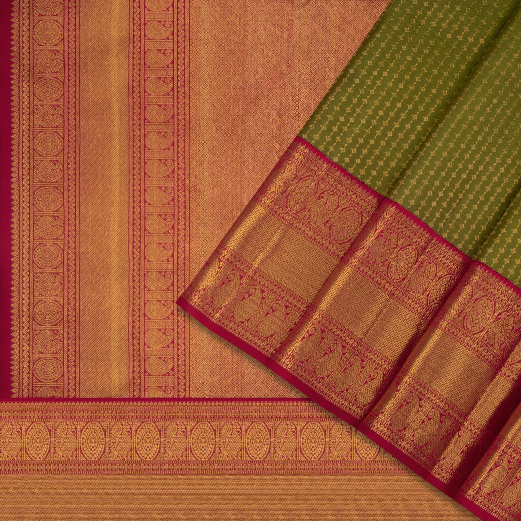 Kanakavalli Kanjivaram Silk Sari 23-110-HS001-00949 - Cover View