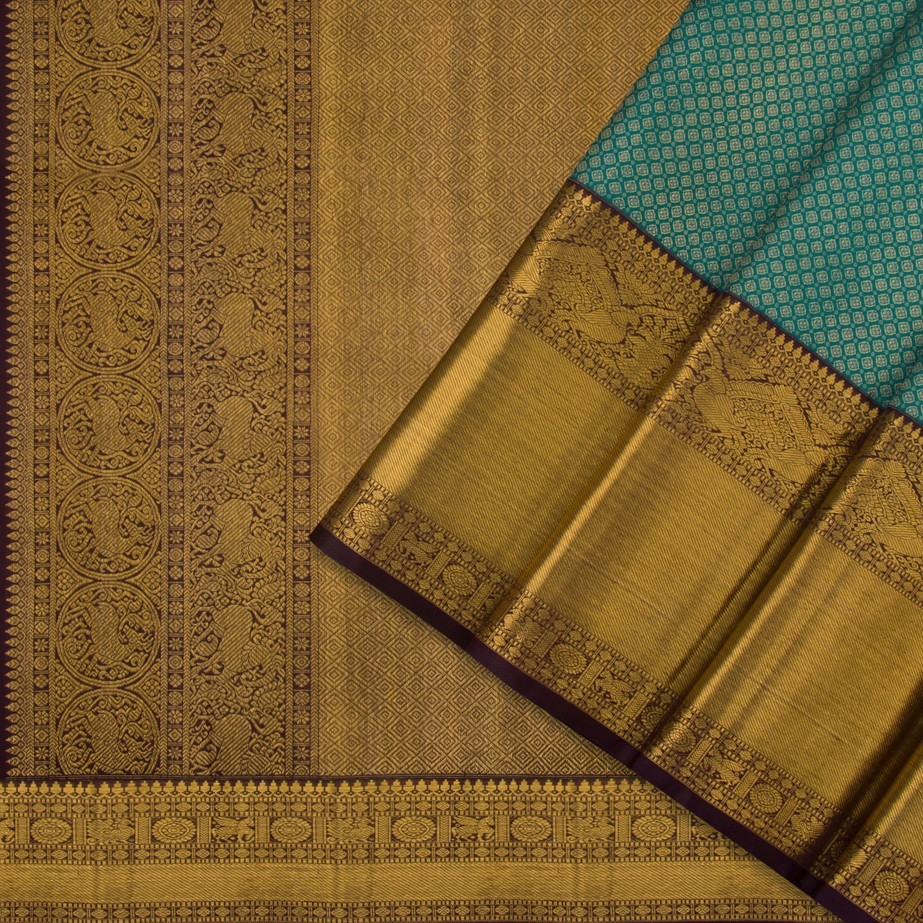 Kanakavalli Kanjivaram Silk Sari 23-110-HS001-00954 - Cover View