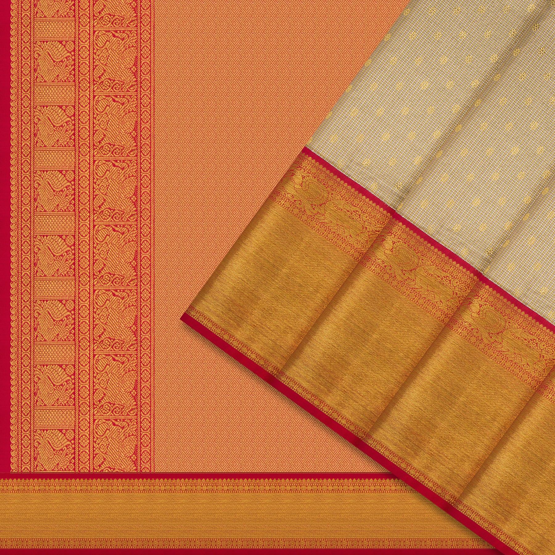 Kanakavalli Kanjivaram Silk Sari 23-110-HS001-00971 - Cover View