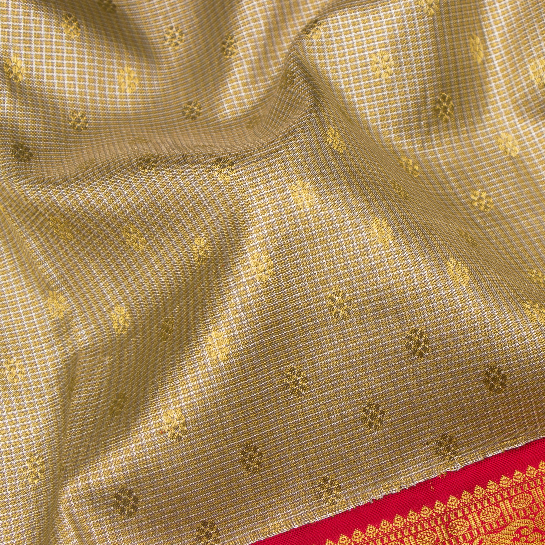 Kanakavalli Kanjivaram Silk Sari 23-110-HS001-00971 - Fabric View