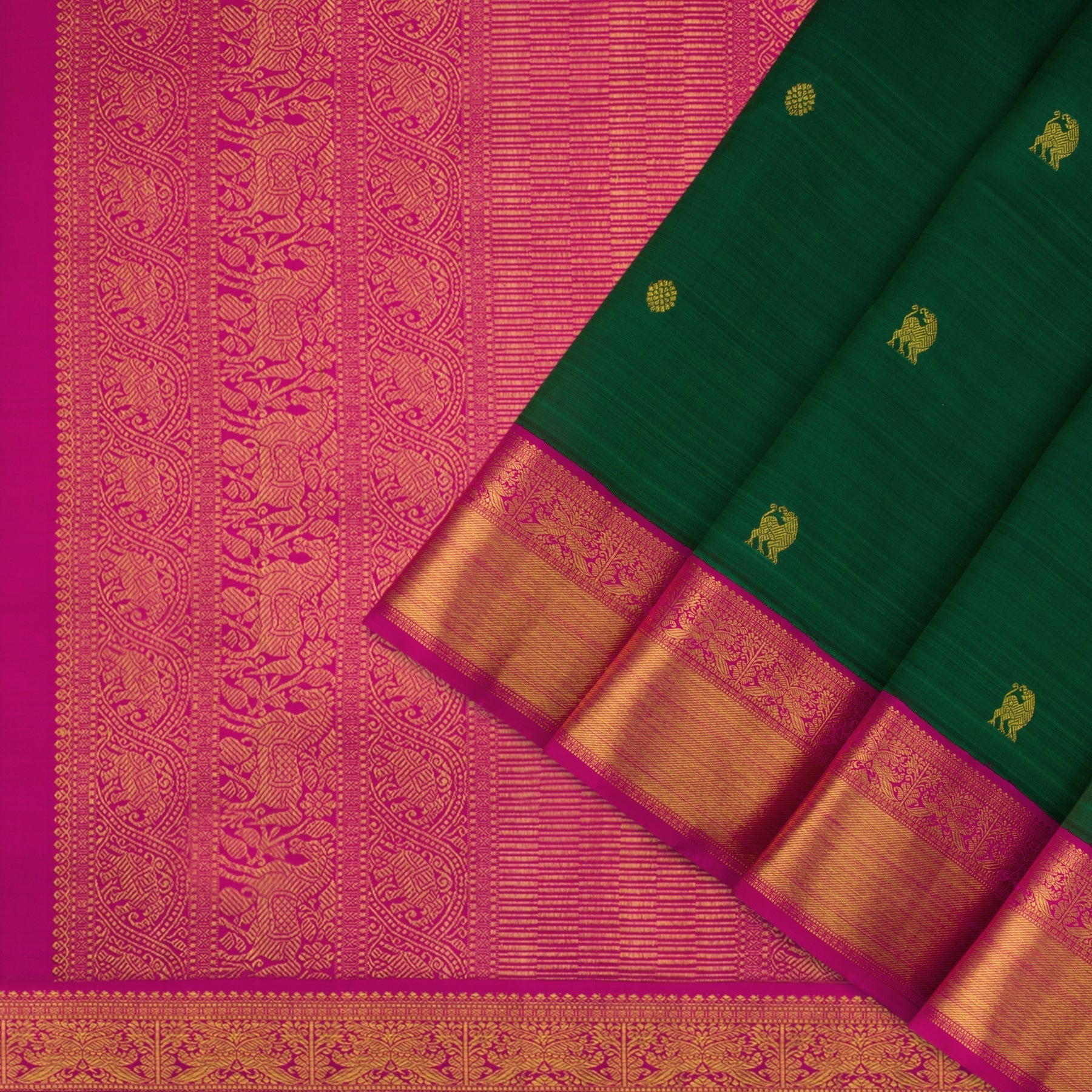 Kanakavalli Kanjivaram Silk Sari 23-110-HS001-01012 - Cover View