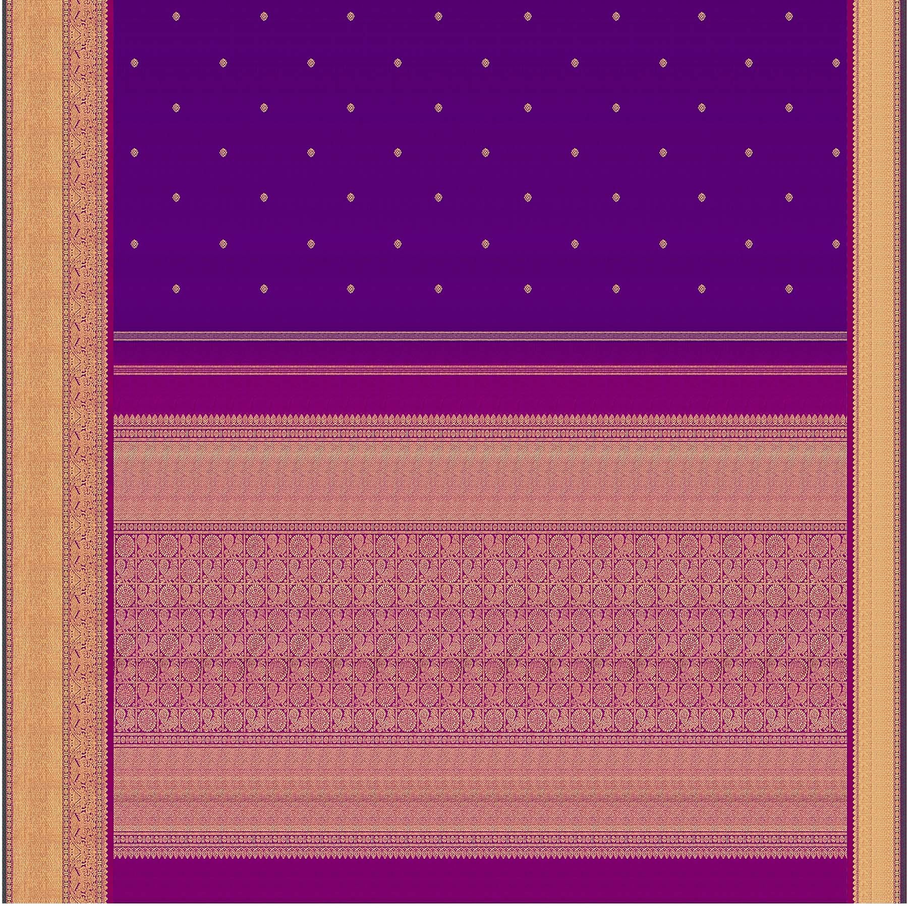 Kanakavalli Kanjivaram Silk Sari 23-110-HS001-01016 - Full View
