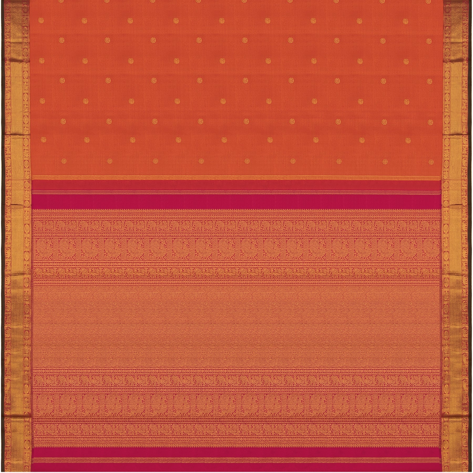 Kanakavalli Kanjivaram Silk Sari 23-110-HS001-01031 - Full View
