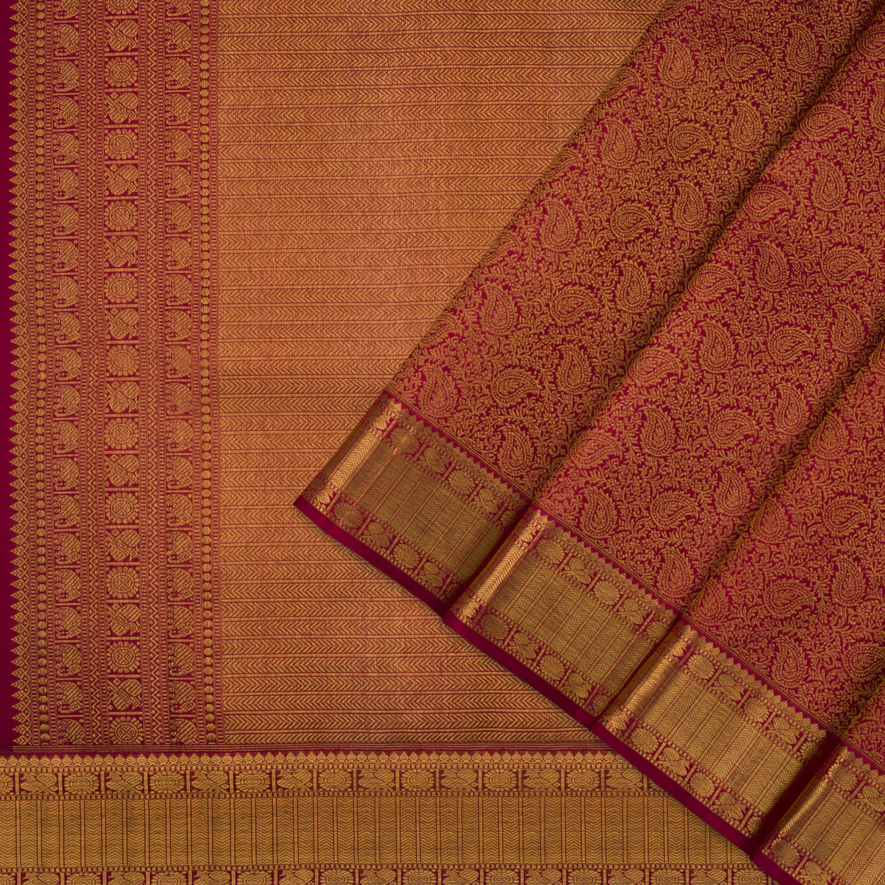 Kanakavalli Kanjivaram Silk Sari 23-110-HS001-02406 - Cover View