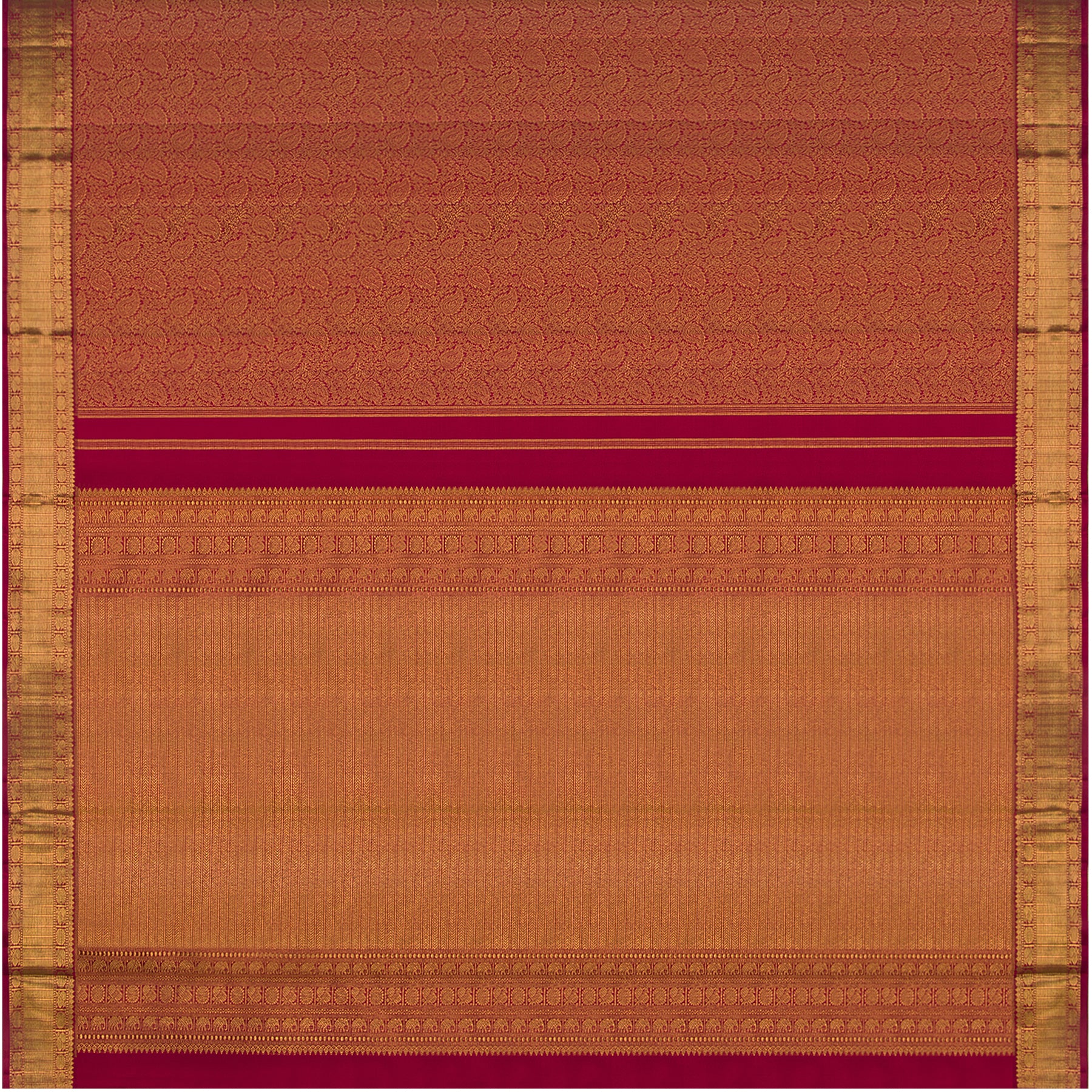 Kanakavalli Kanjivaram Silk Sari 23-110-HS001-02406 - Full View