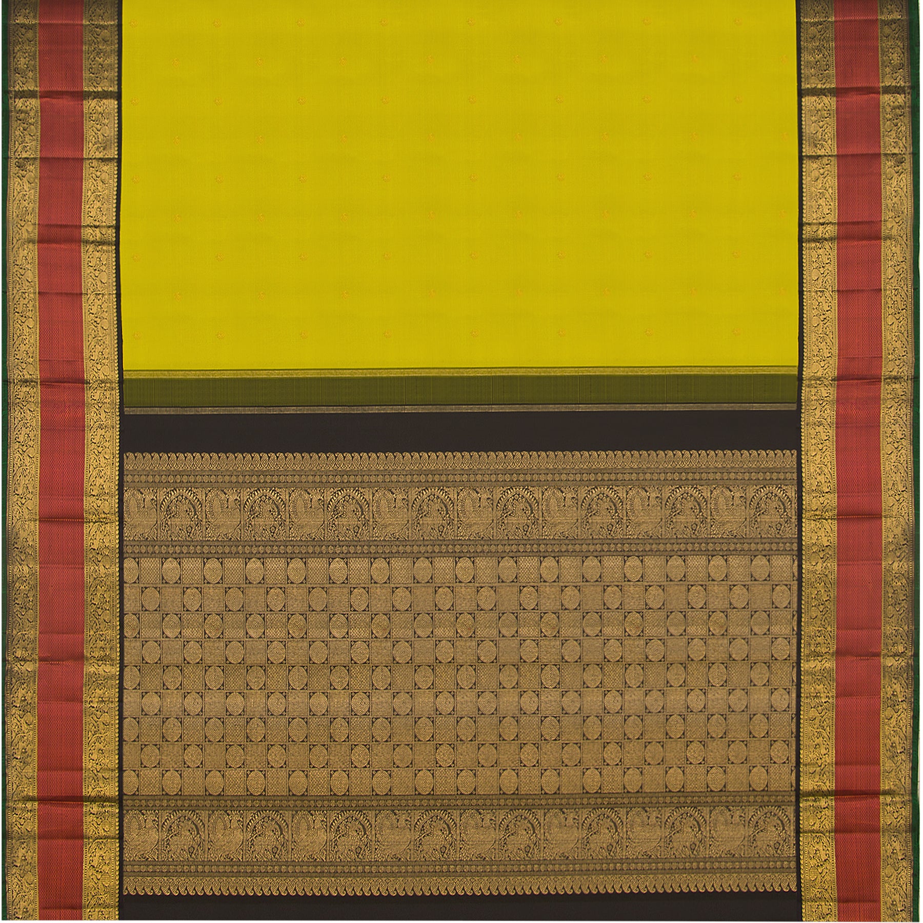 Kanakavalli Kanjivaram Silk Sari 23-110-HS001-02980 - Full View