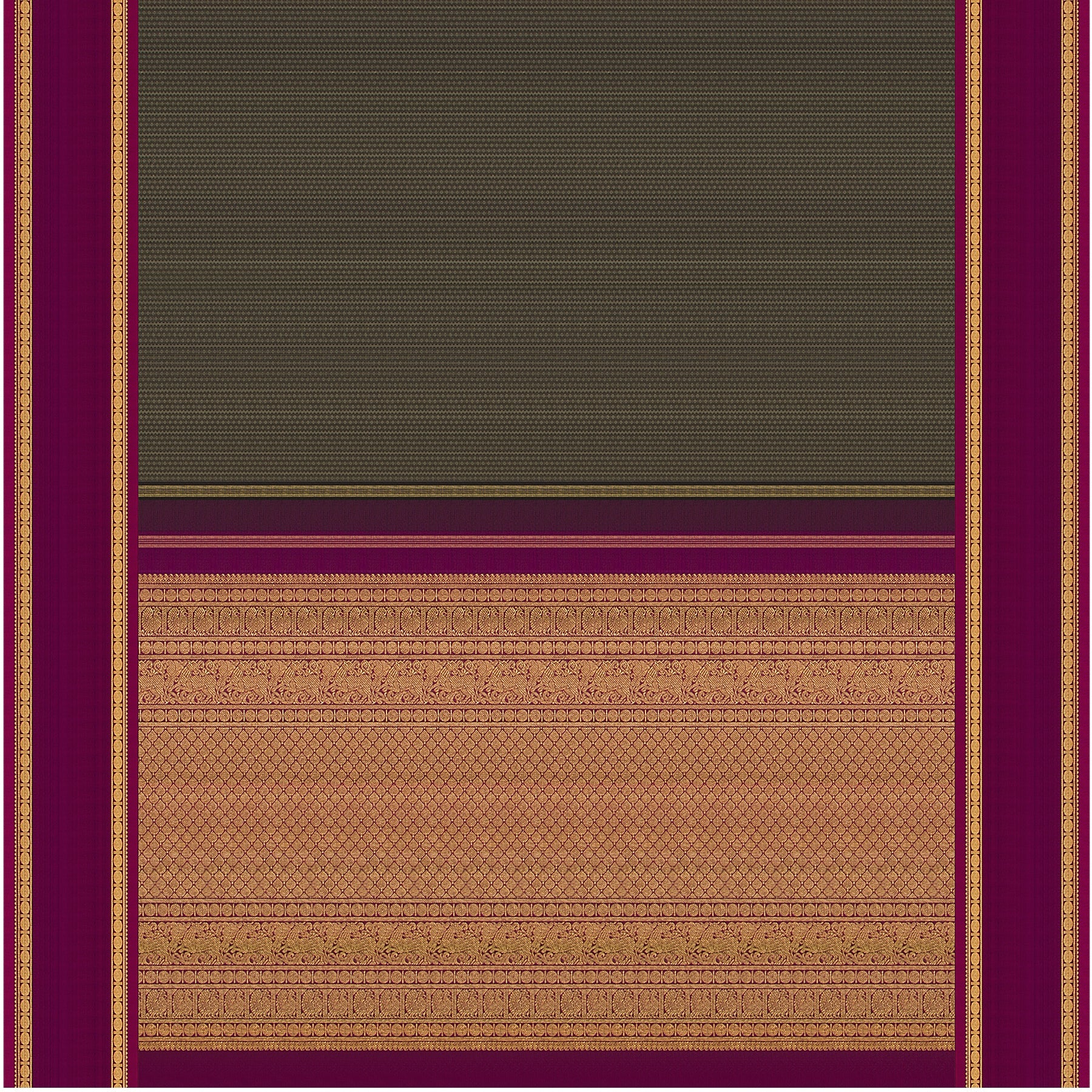 Kanakavalli Kanjivaram Silk Sari 23-110-HS001-03012 - Full View