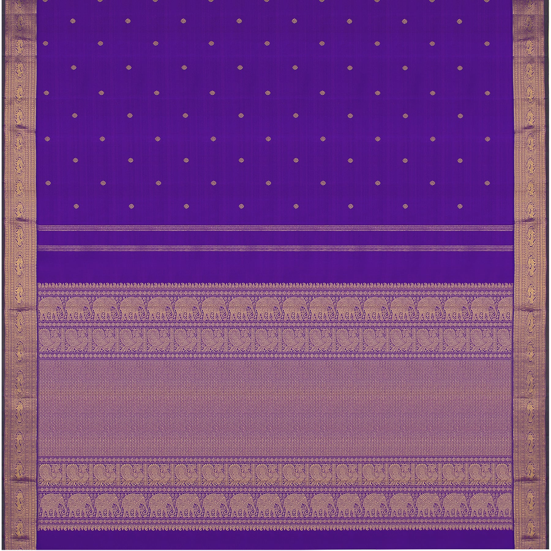 Kanakavalli Kanjivaram Silk Sari 23-110-HS001-03037 - Full View